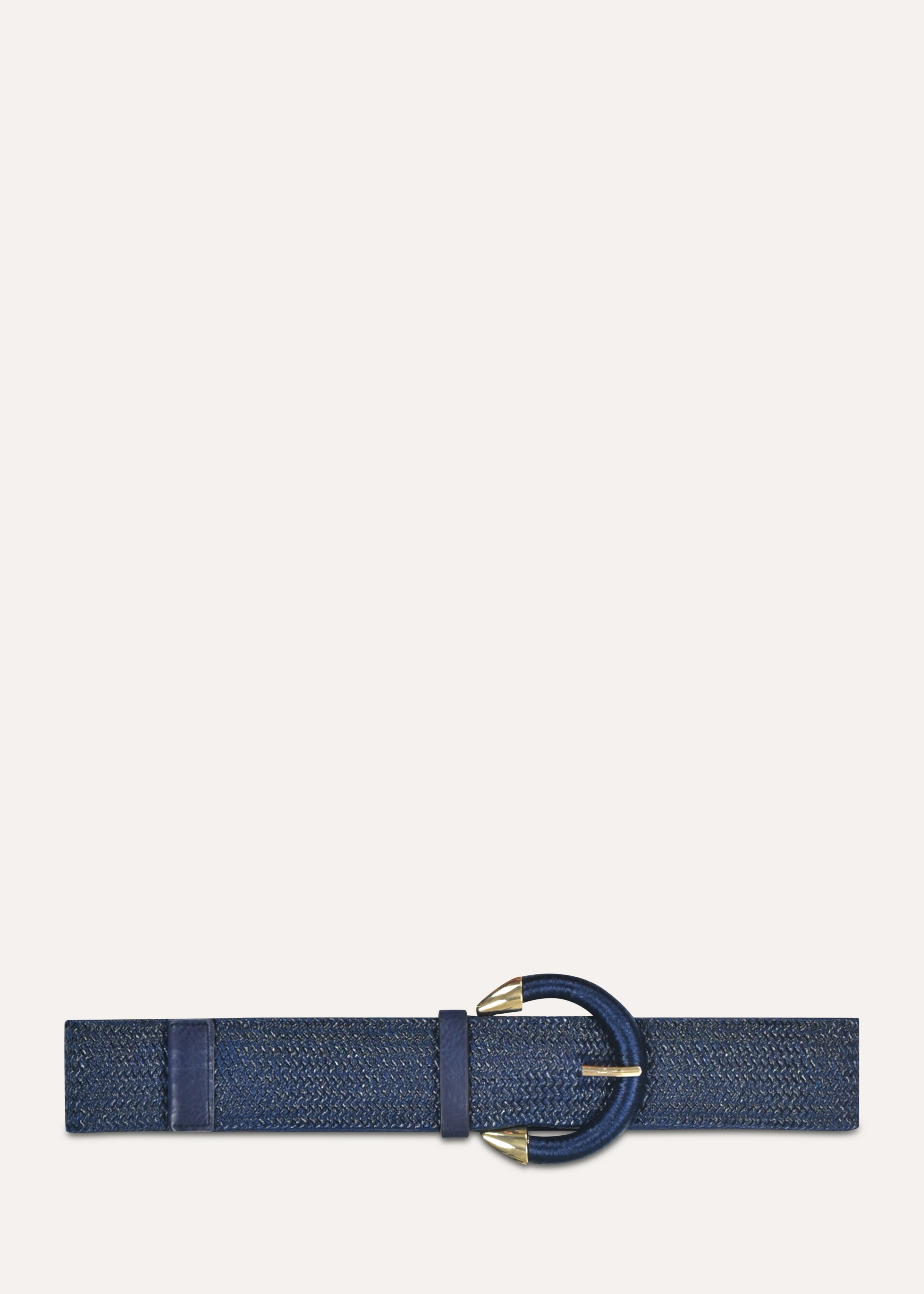 Cintura larga elastica blu