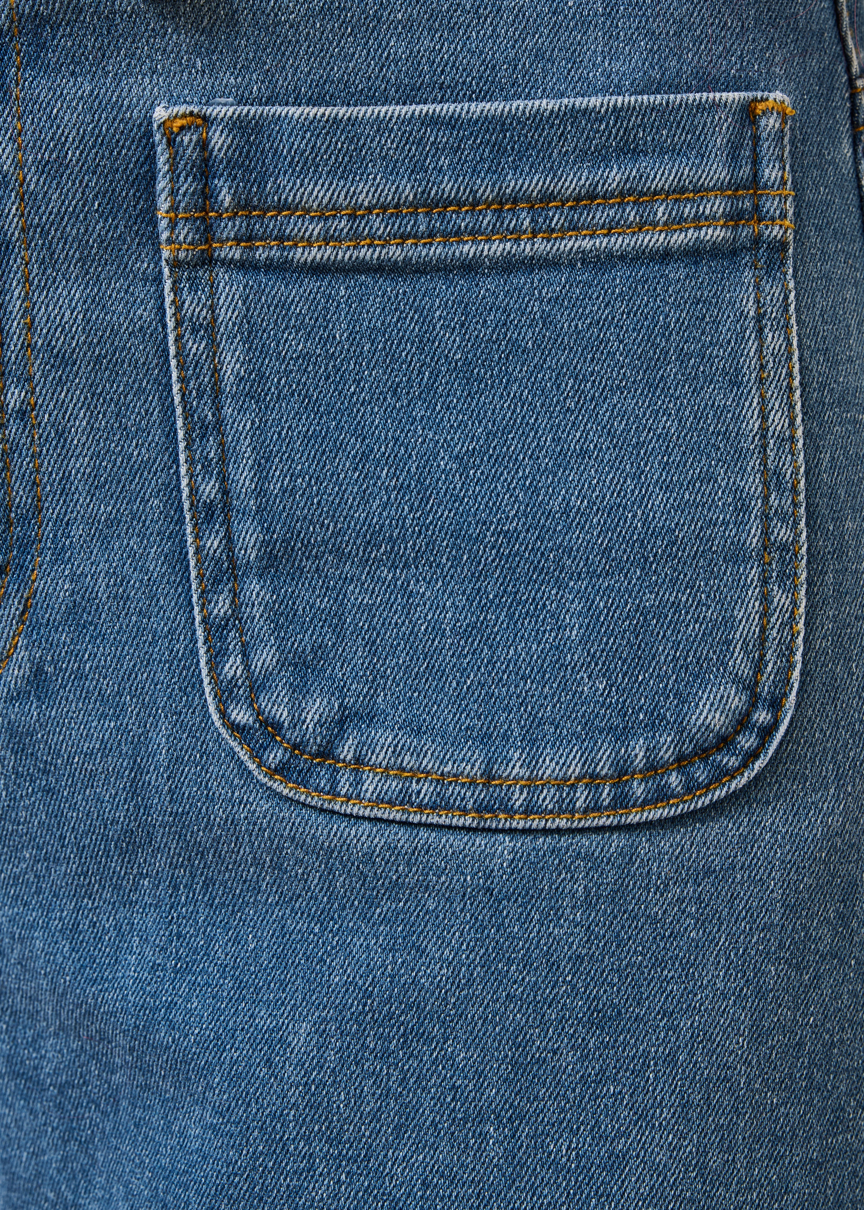 Jean large bleu clair en coton biologique