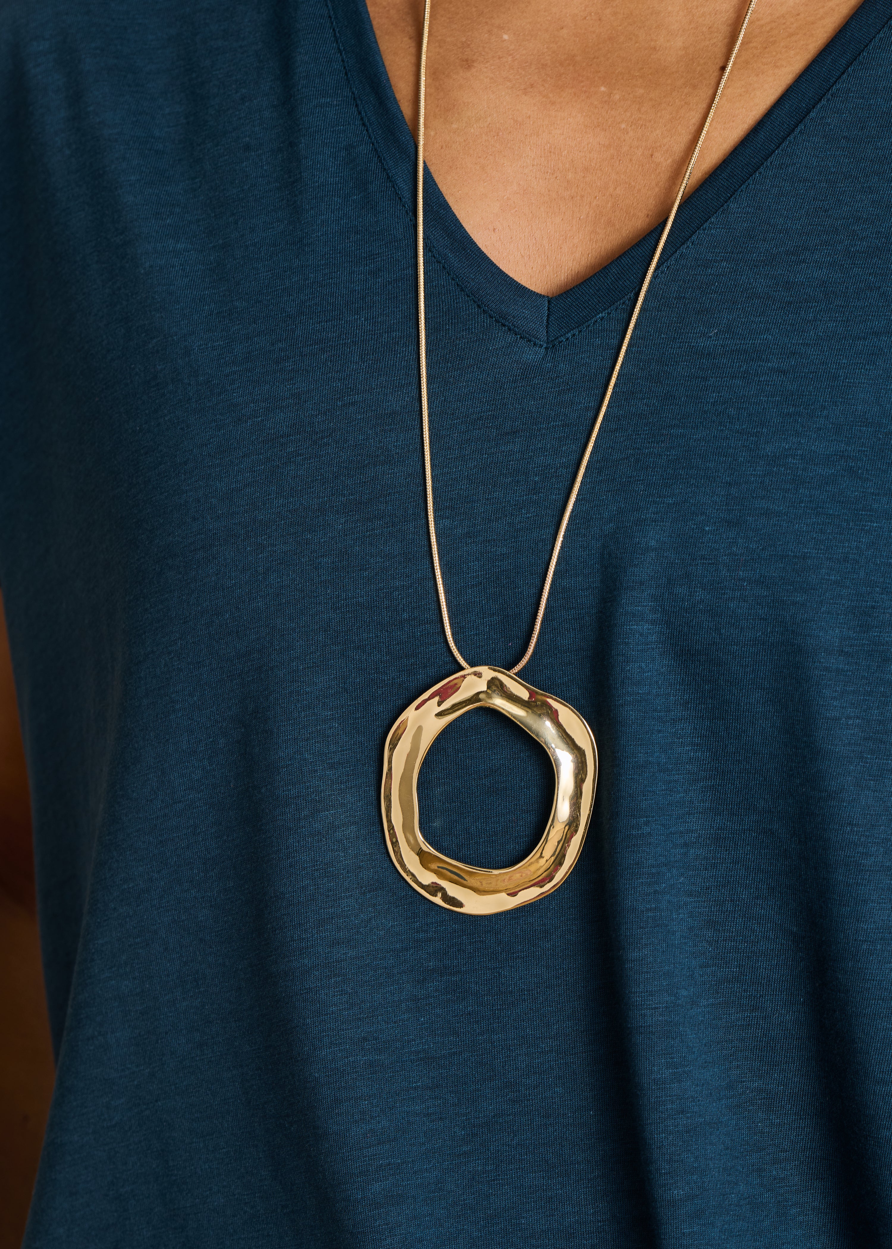 Gouden lange ketting