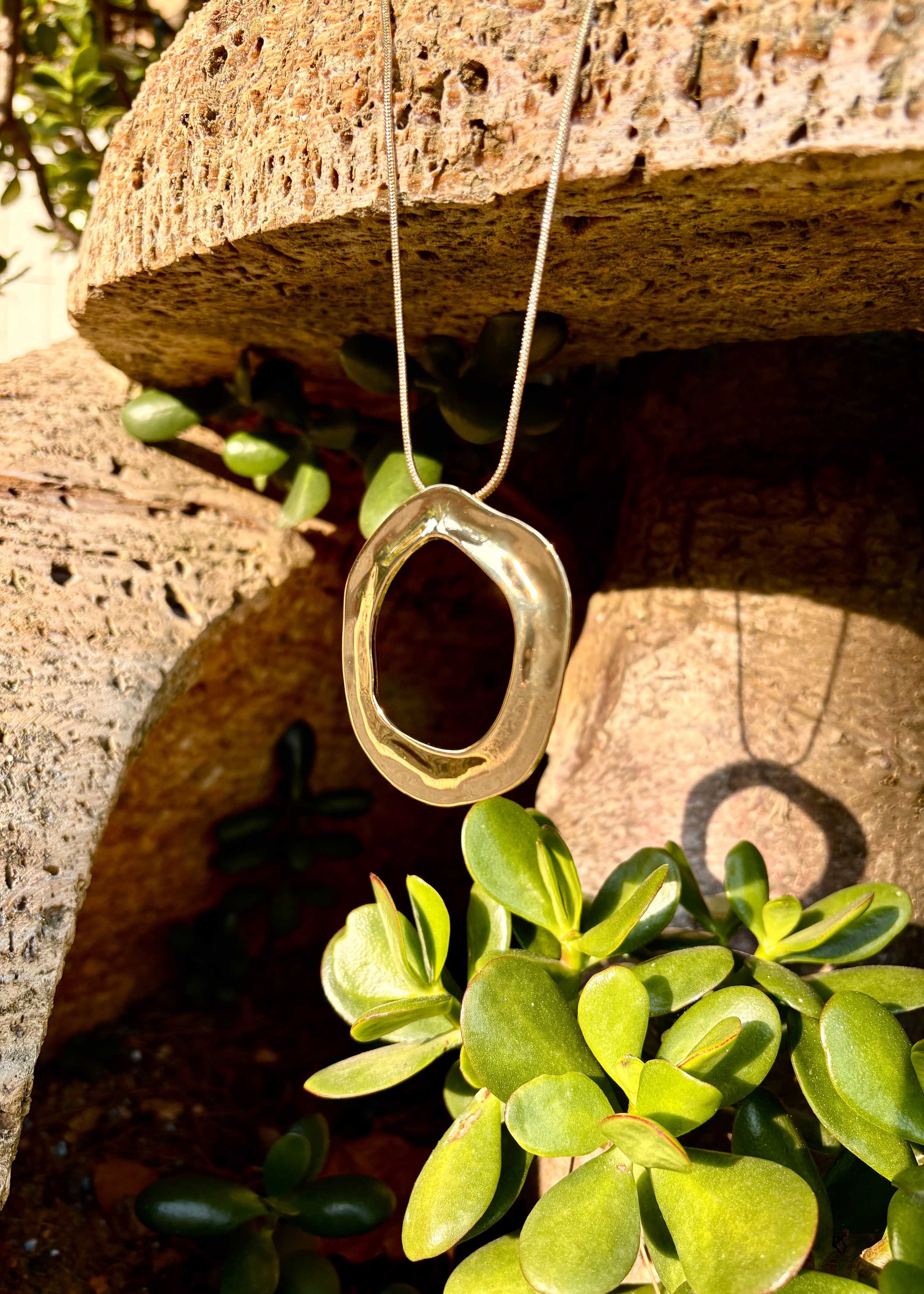 Gouden lange ketting