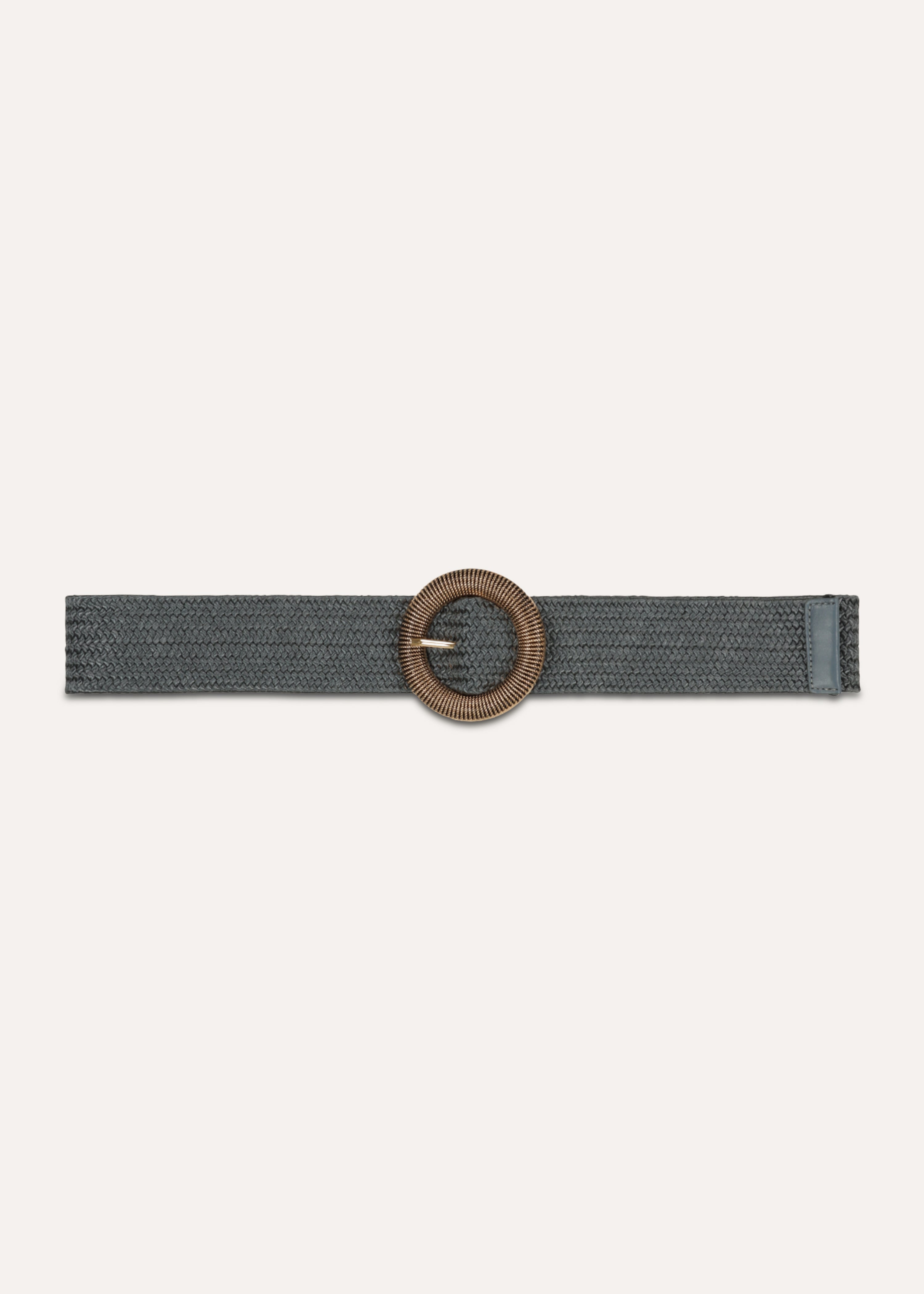 Blauwe elastische riem