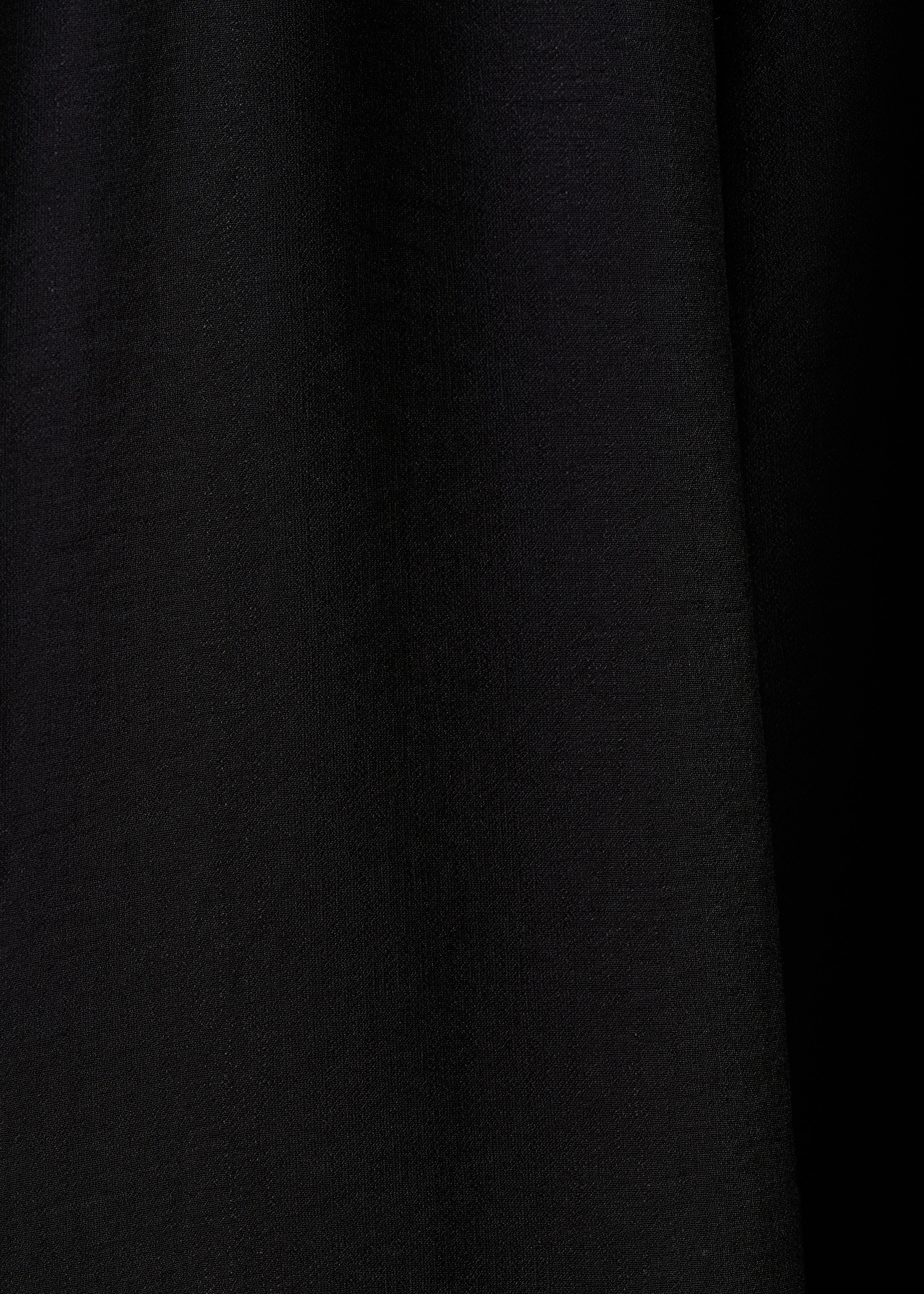 Tuta lunga fluida nera in jacquard