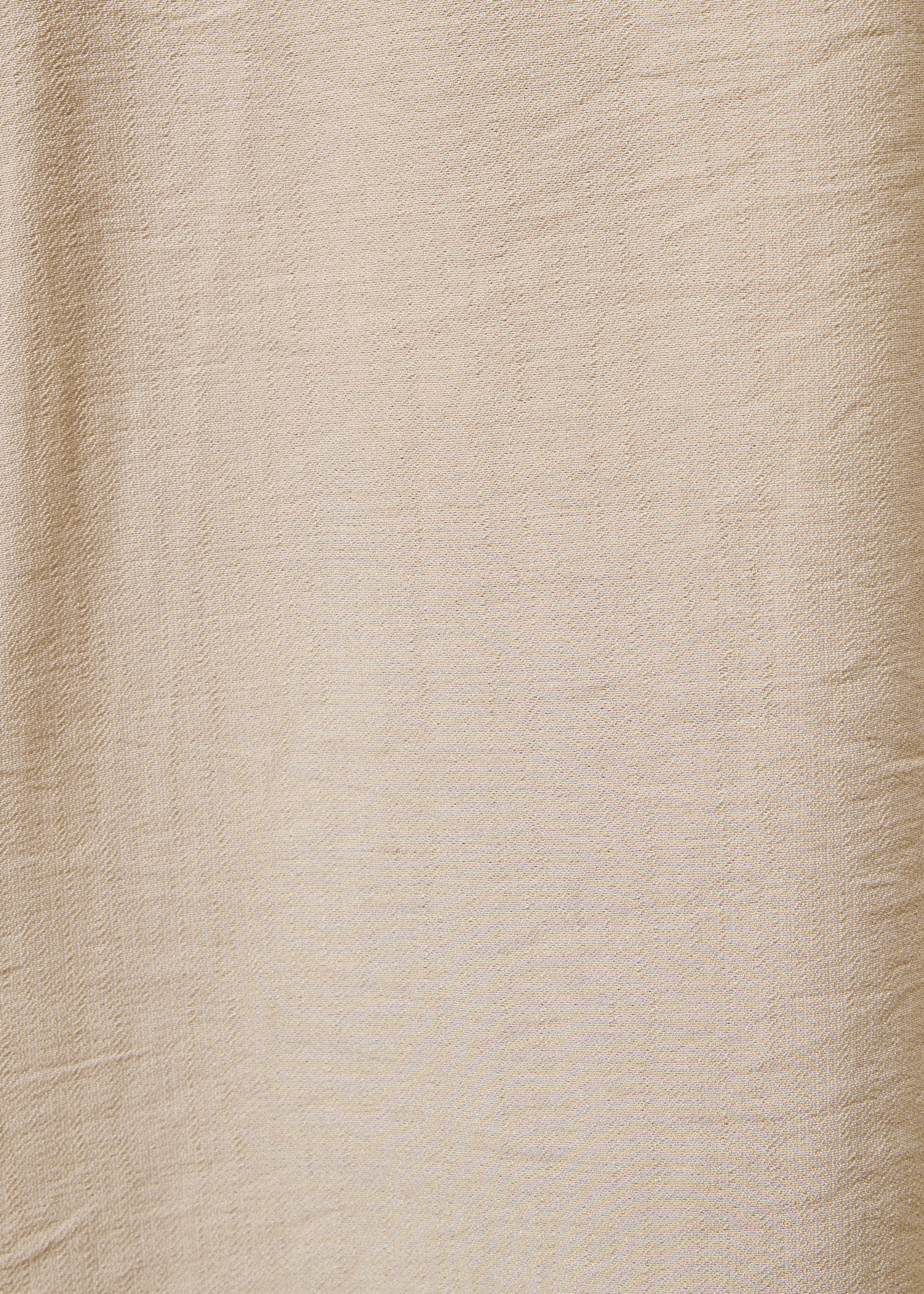 Long fluid off-white jacquard jumpsuit