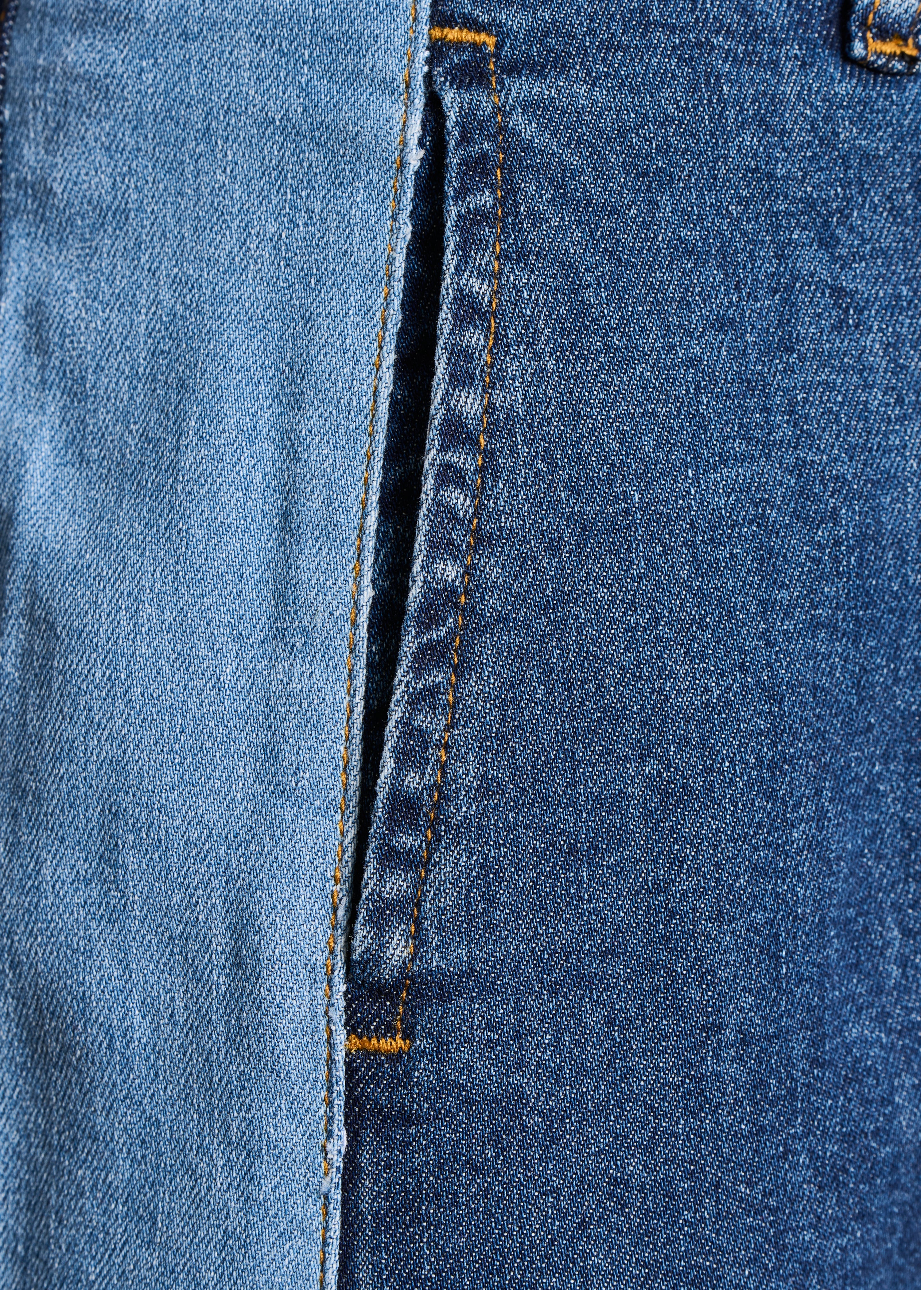Jean barrel bicolore en coton biologique
