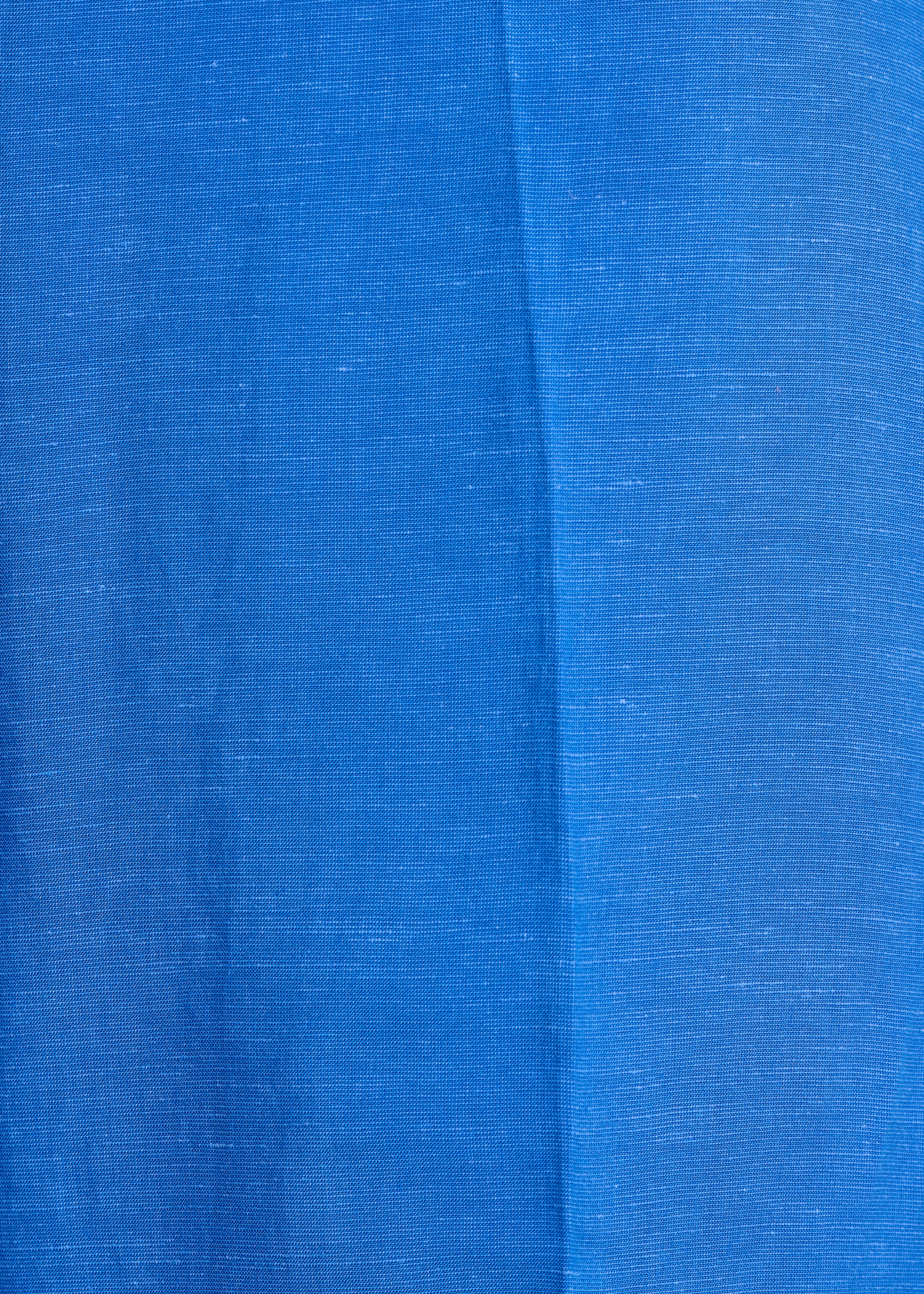 High-waisted wide-leg royal blue trousers