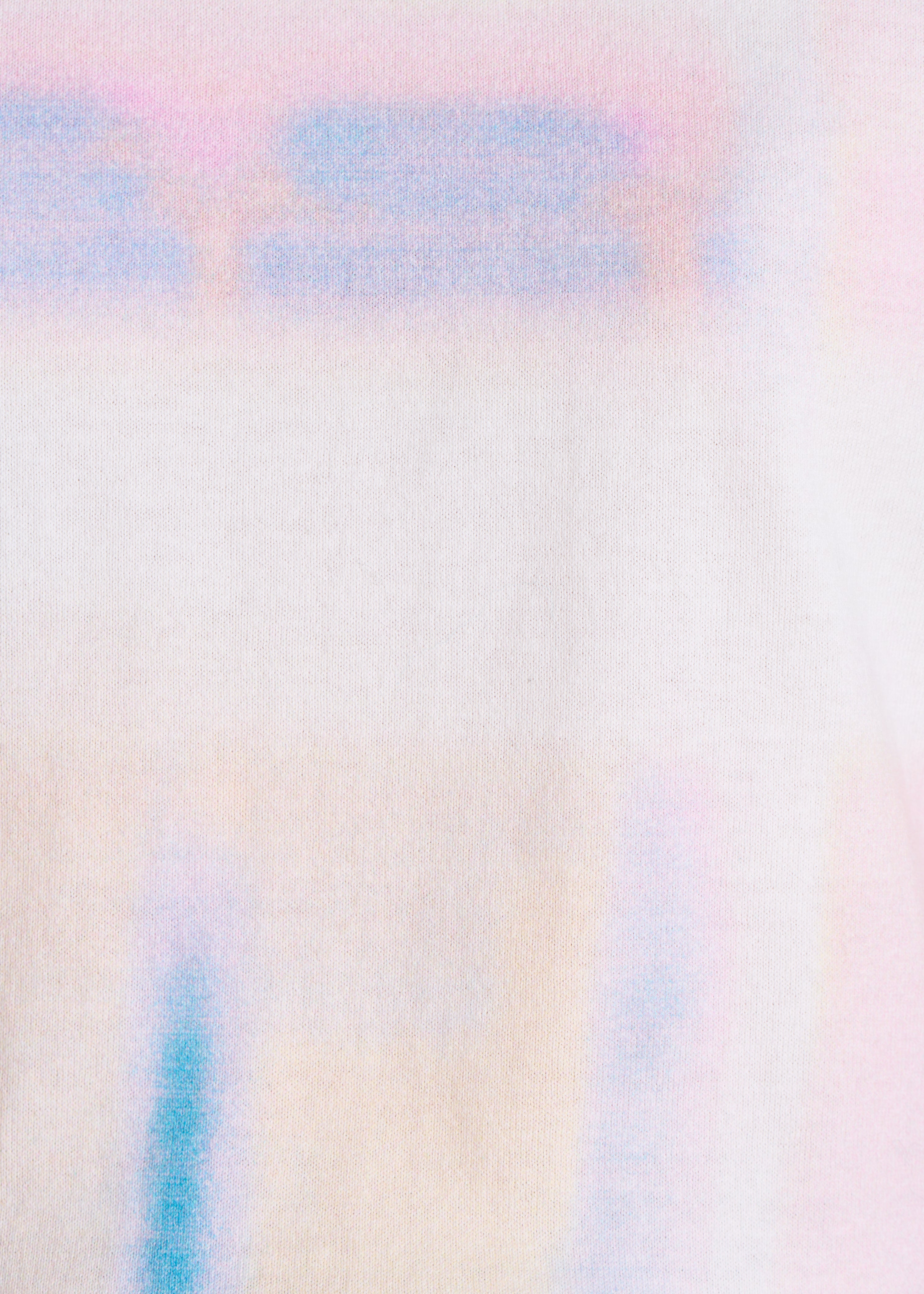 Short sleeve organic cotton tie-dye pastel sweater