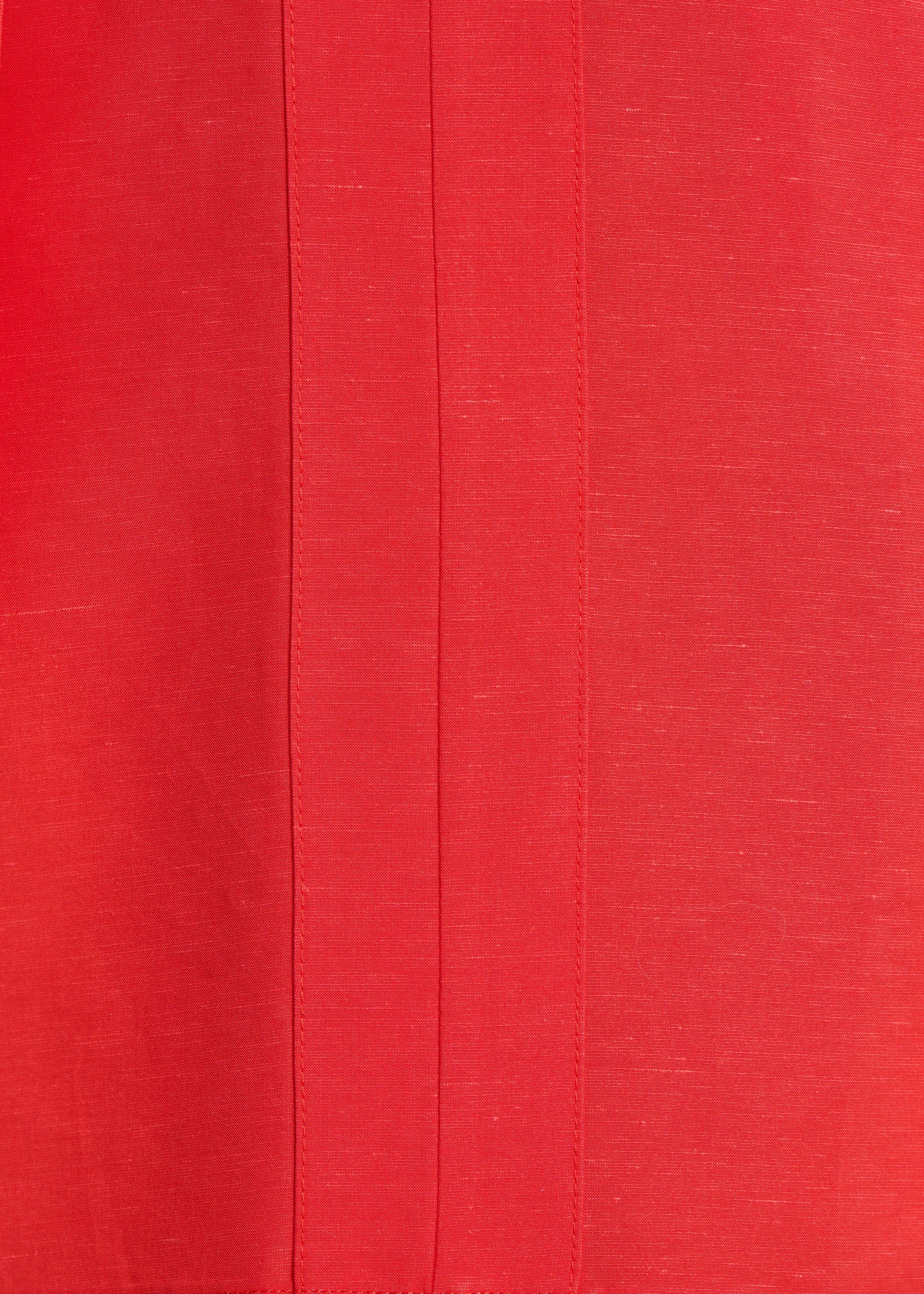 Robe courte ample rouge à manches courtes
