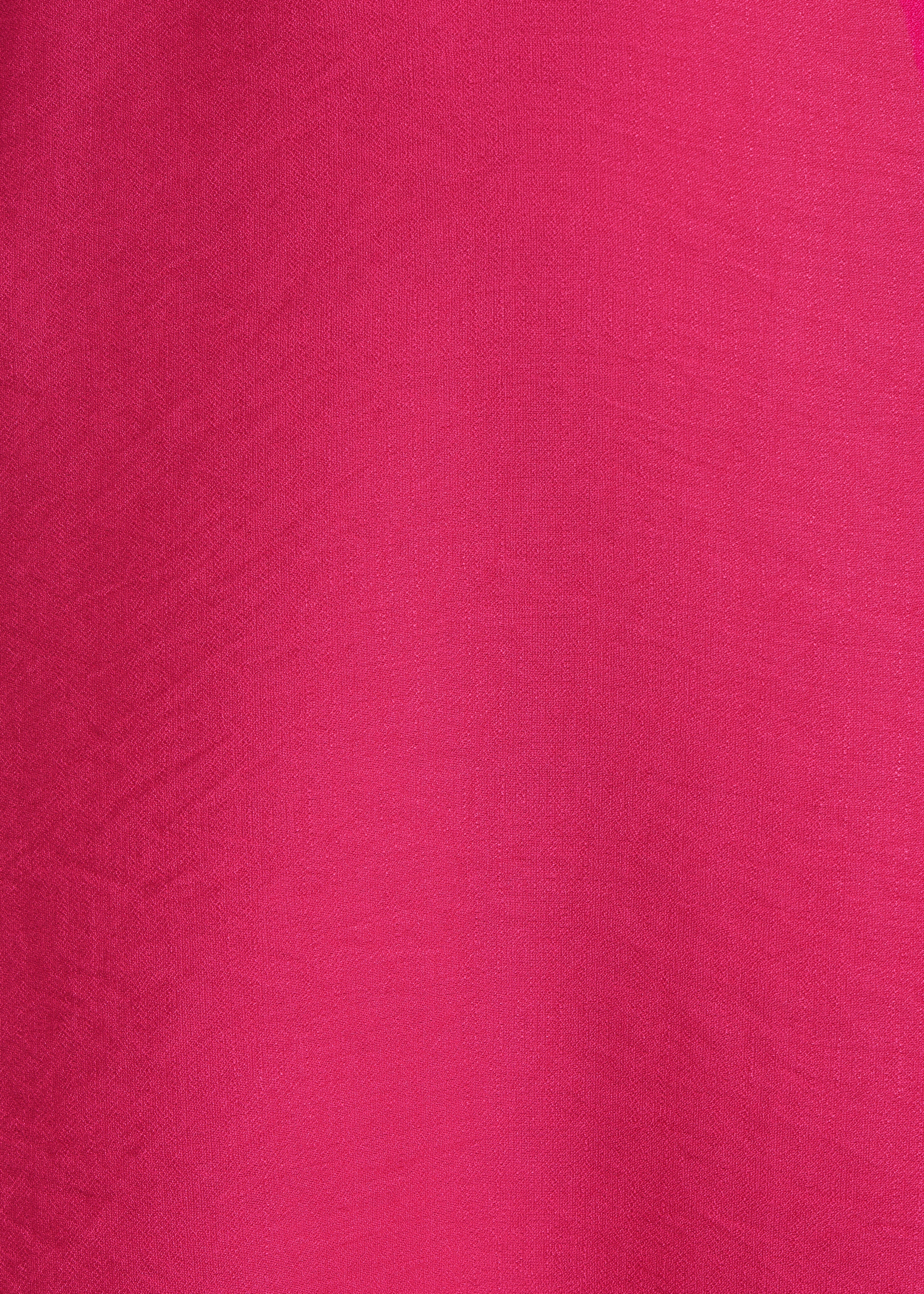 Robe courte rose fuchsia col V avec boucle