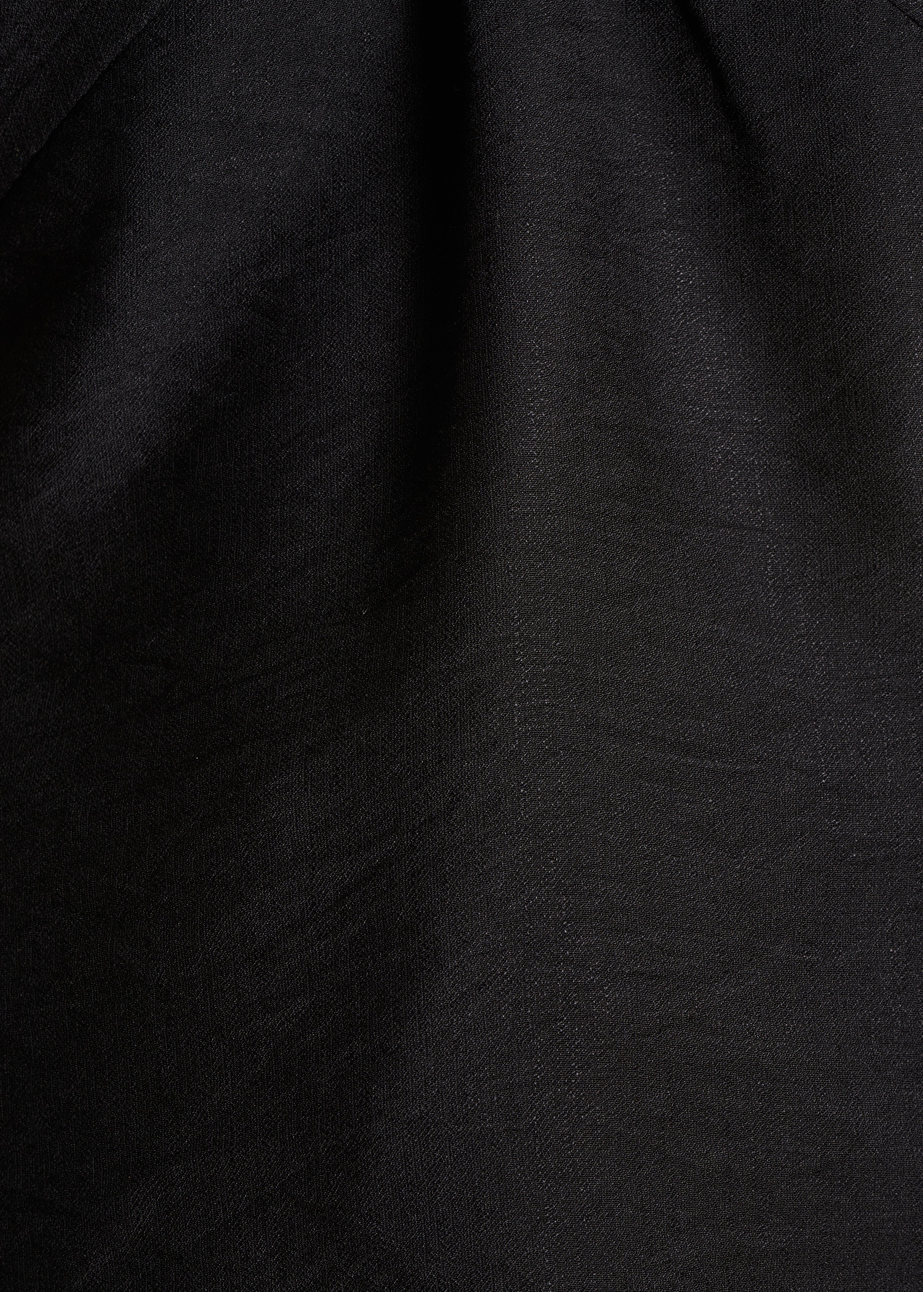Black short sleeve top