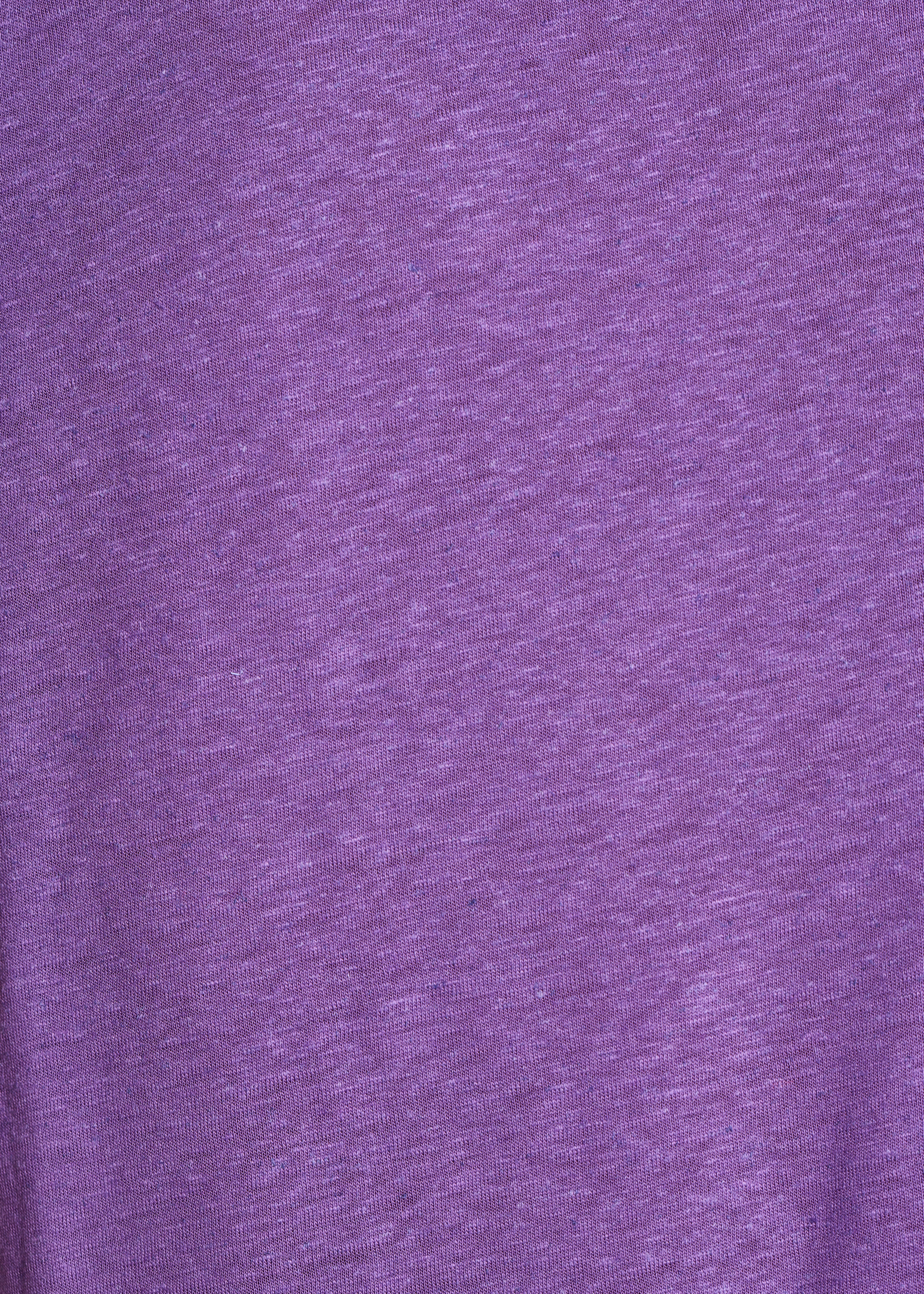 Purple lyocell linen jersey tank top