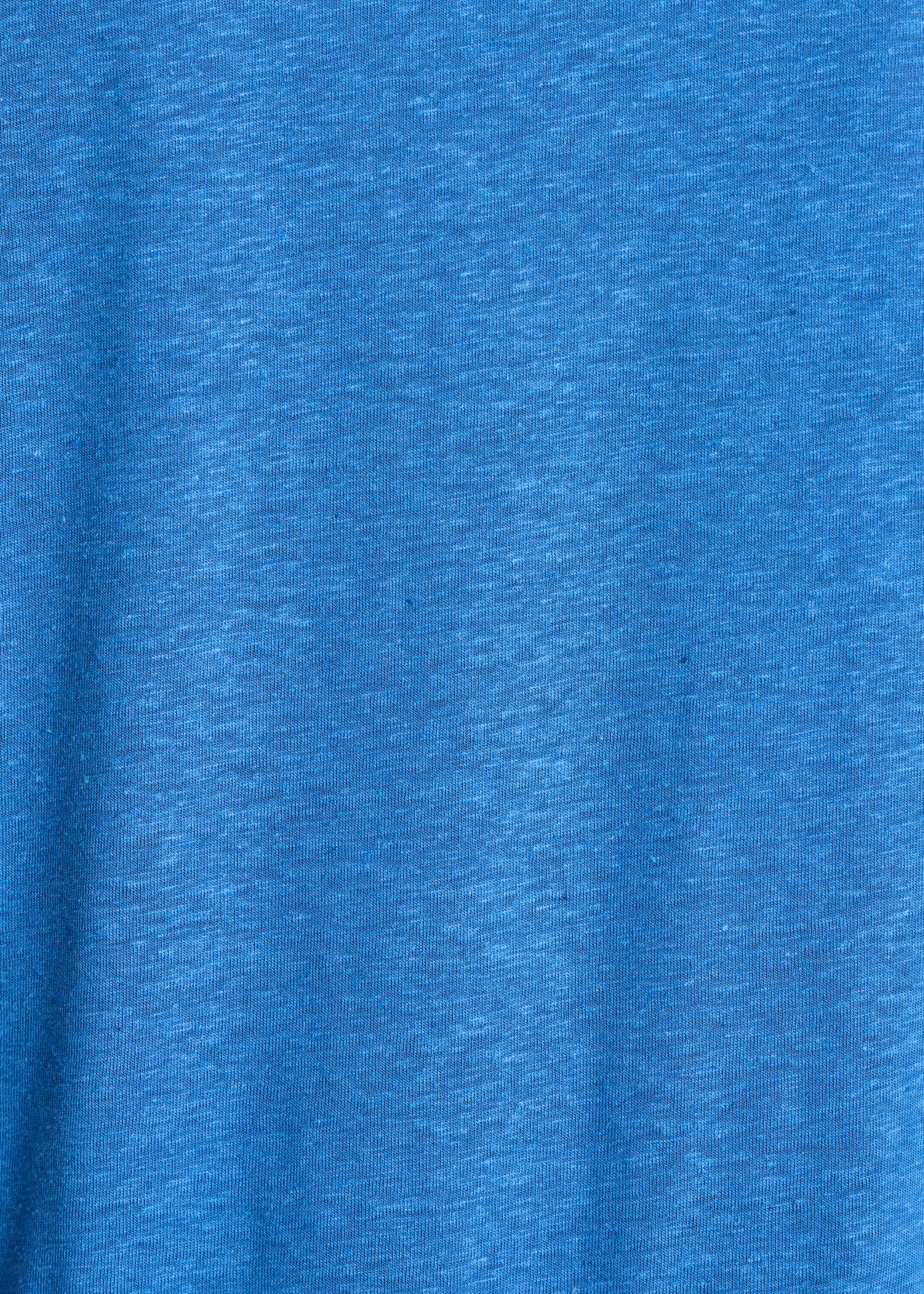 Blue lyocell linen jersey tank top