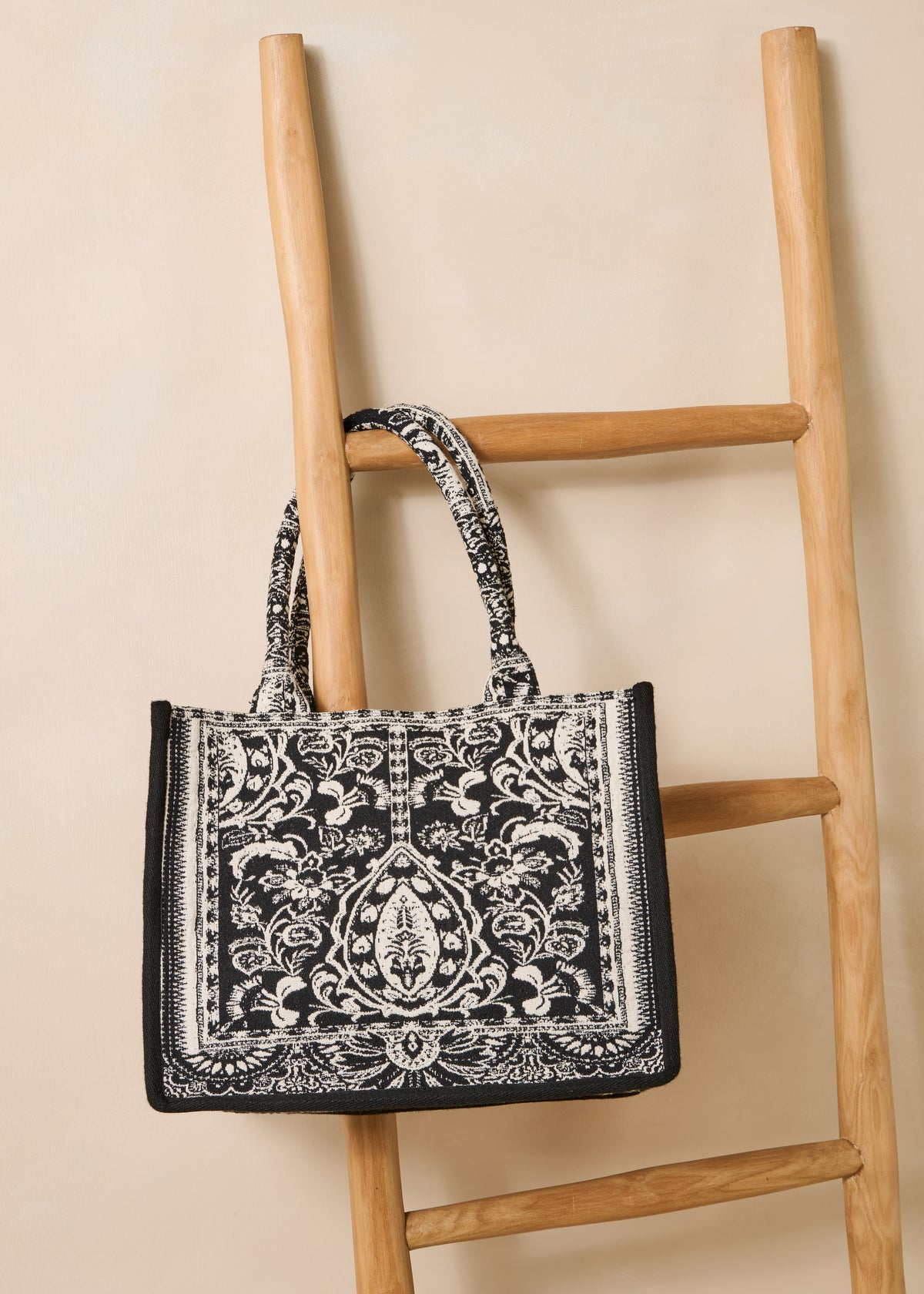 Sac noir et écru - Gromso
