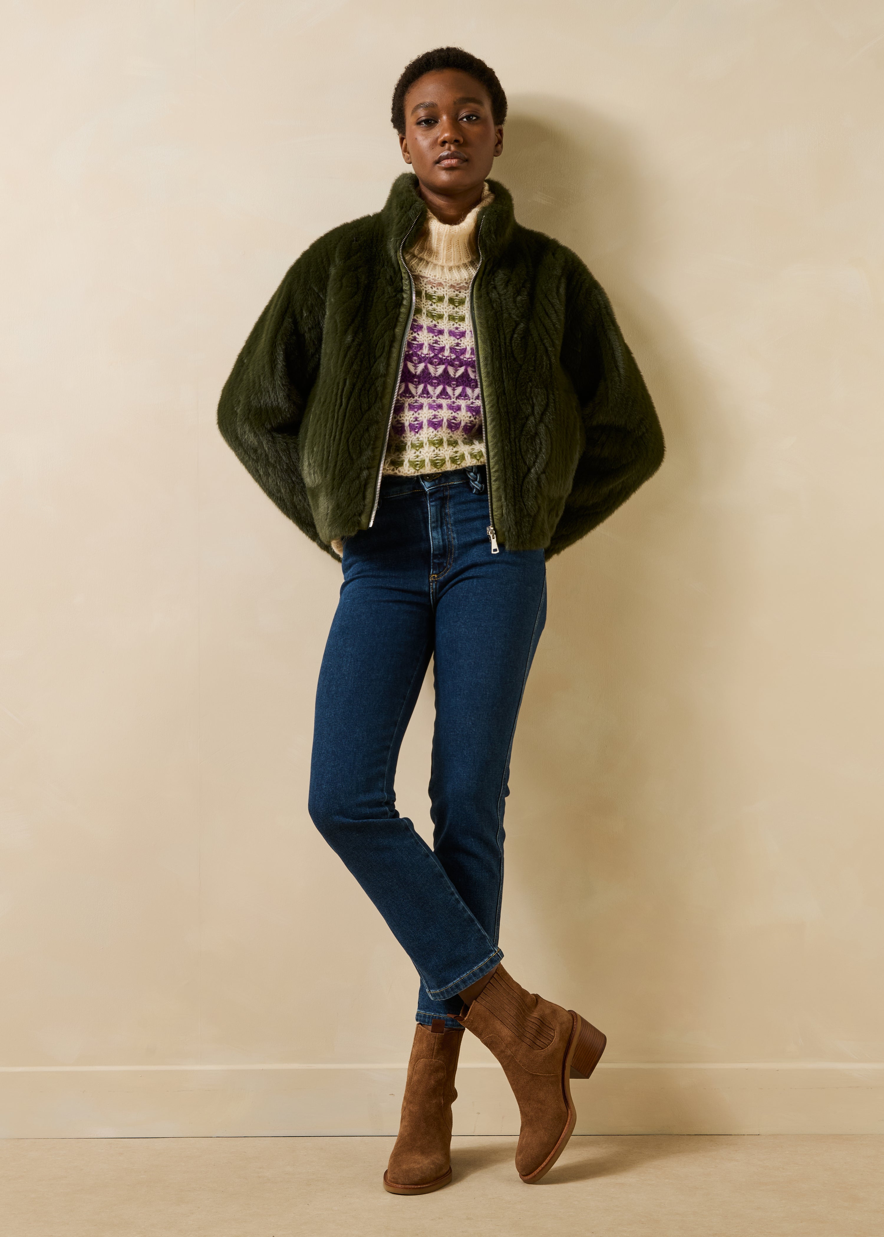 Bottines marron