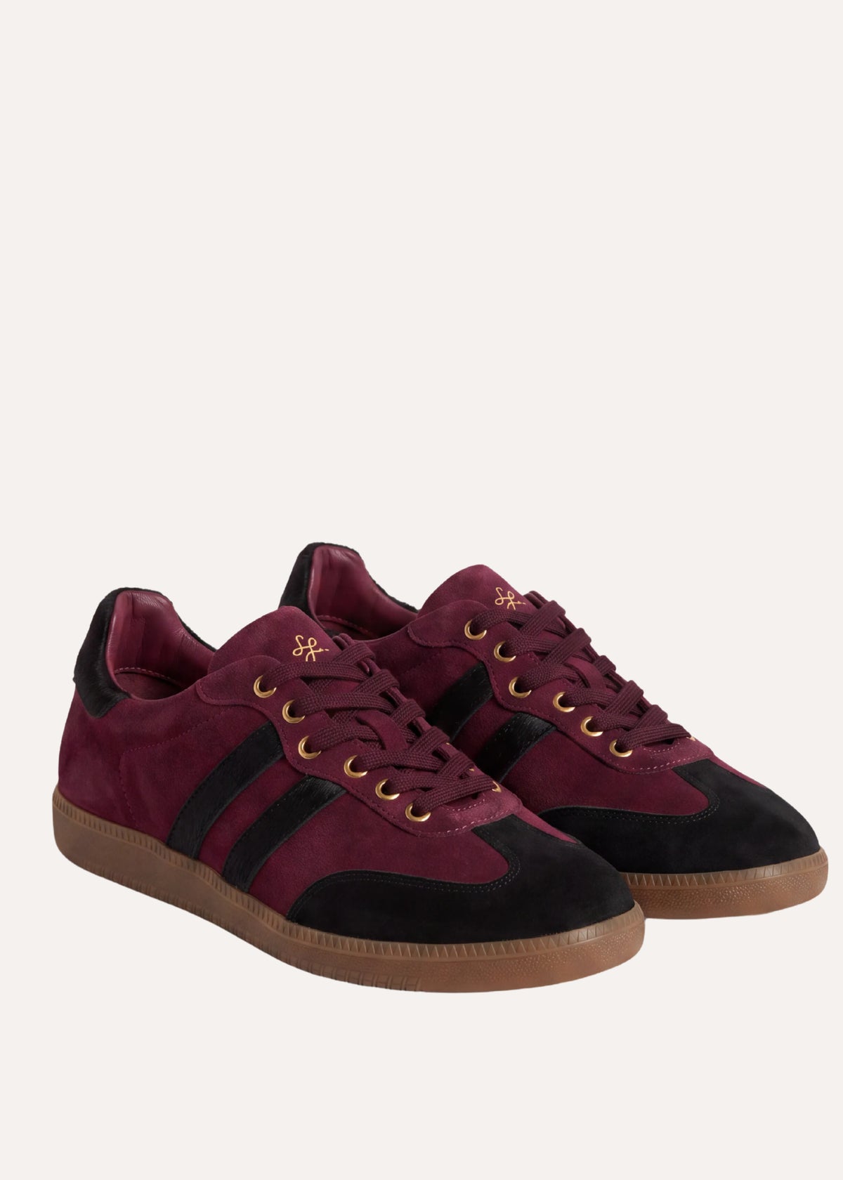 Burgundy and black sneakers - Graton