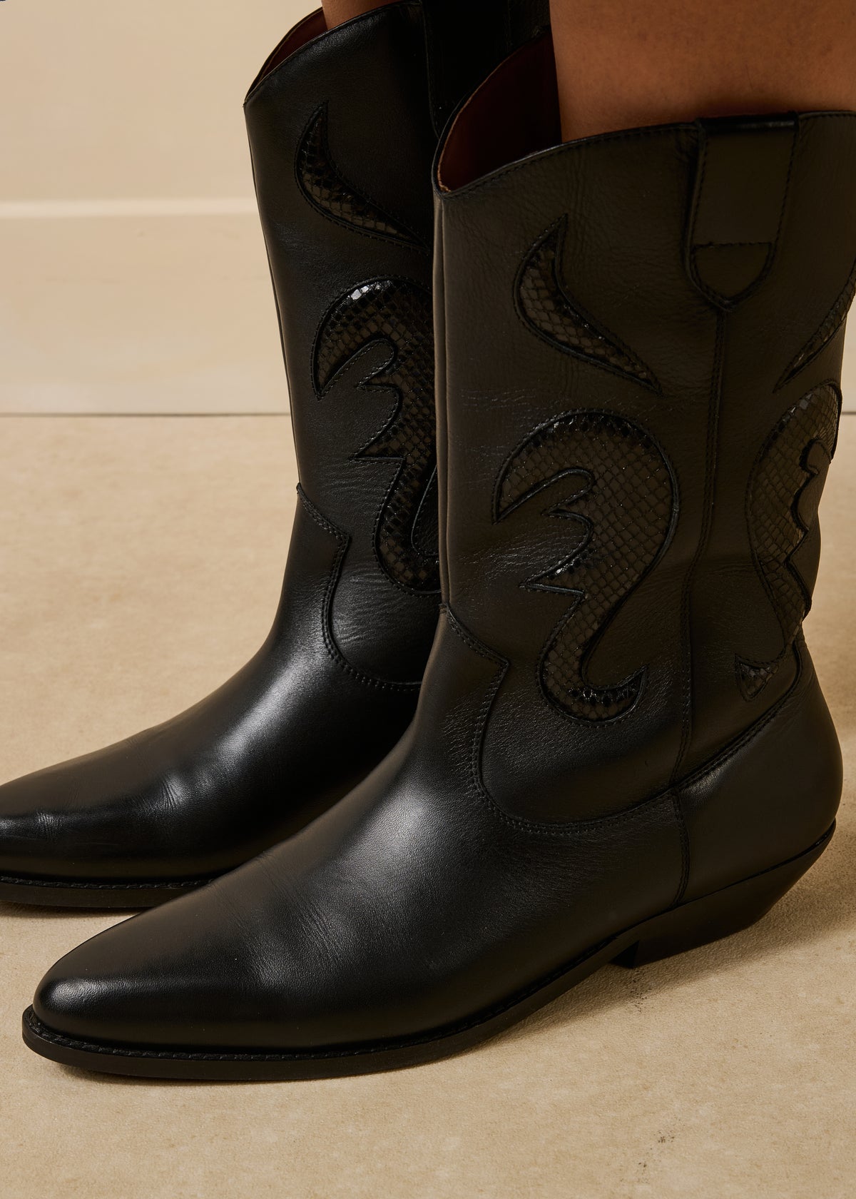 Bottines noires - Grezon