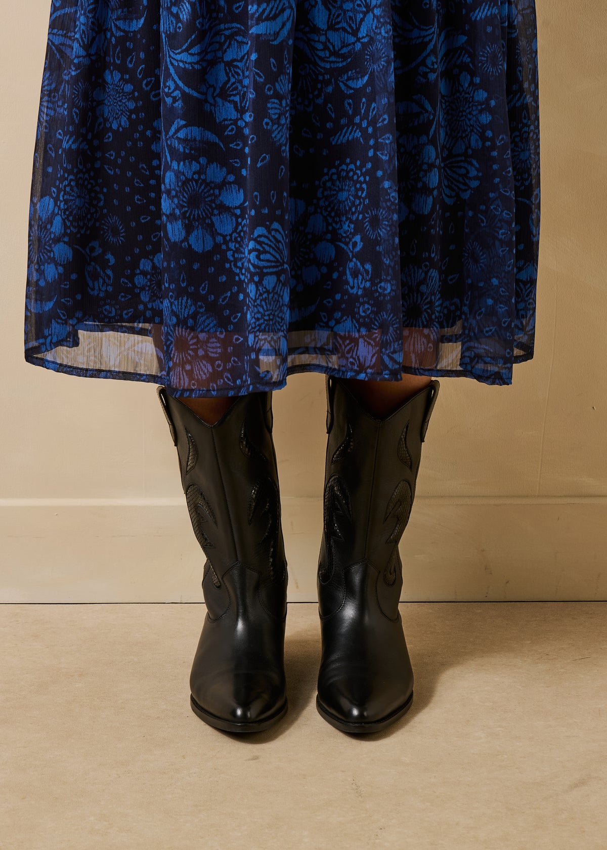 Bottines noires - Grezon