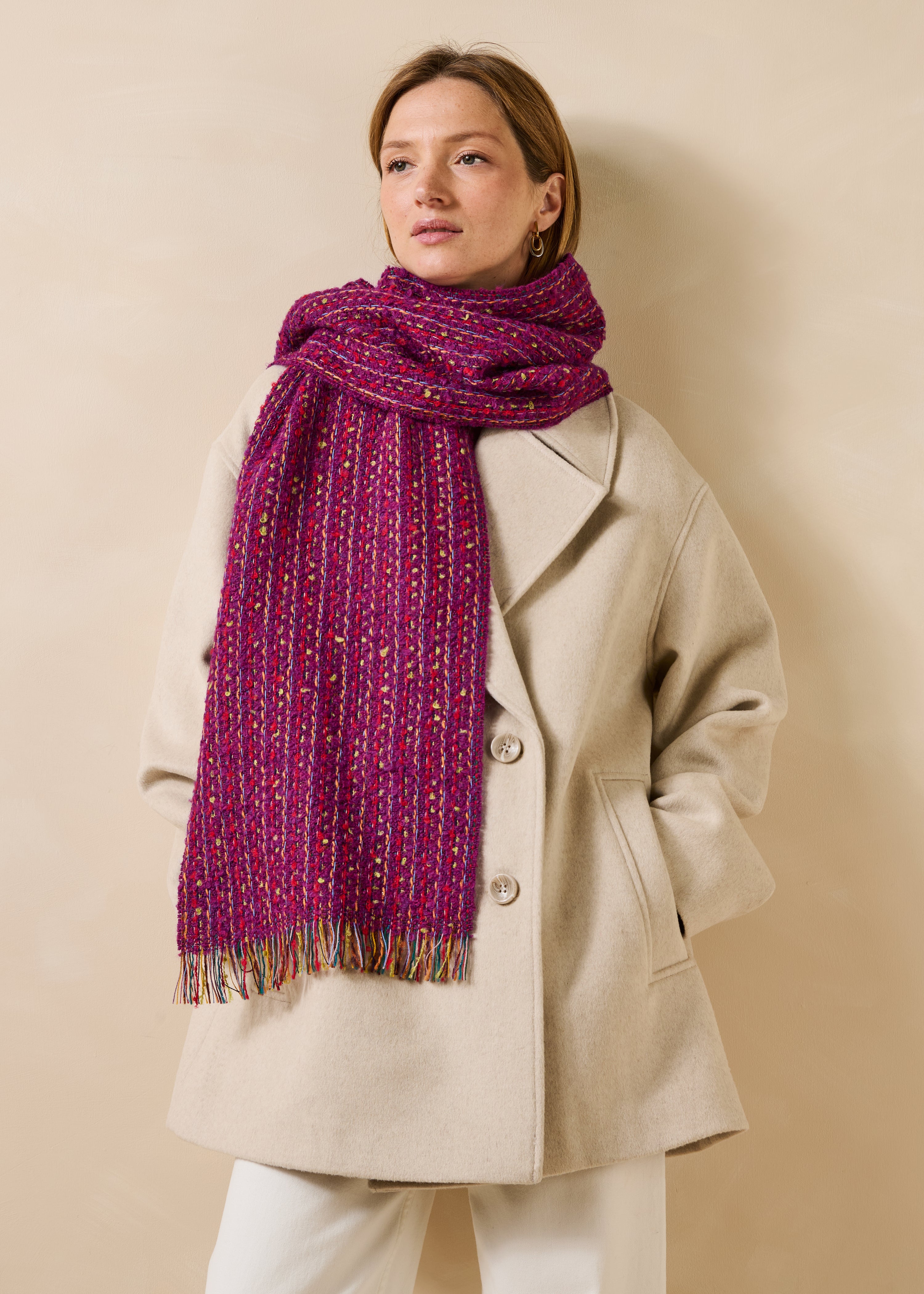 Purple fantasy scarf