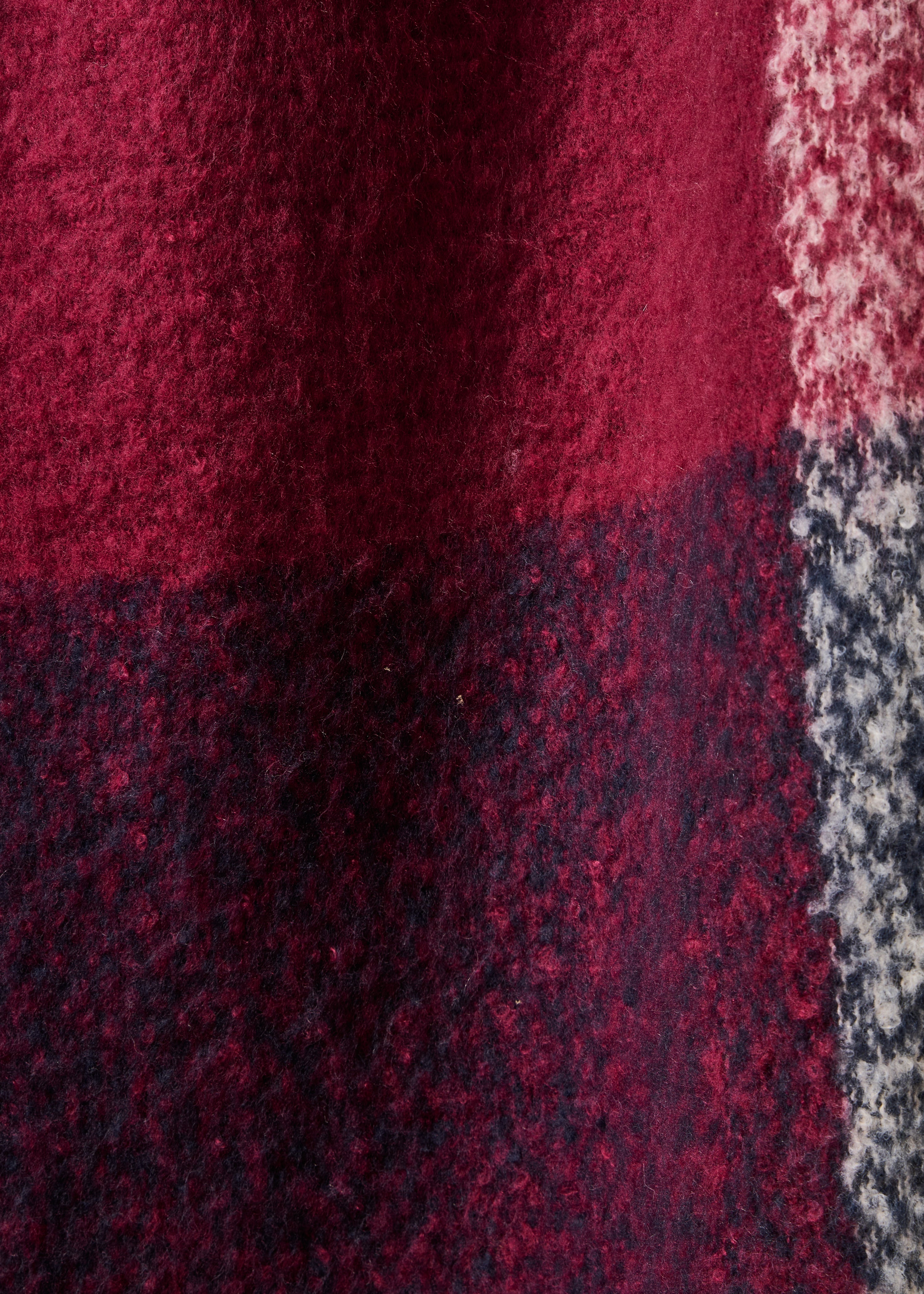 Multicolor geruite sjaal