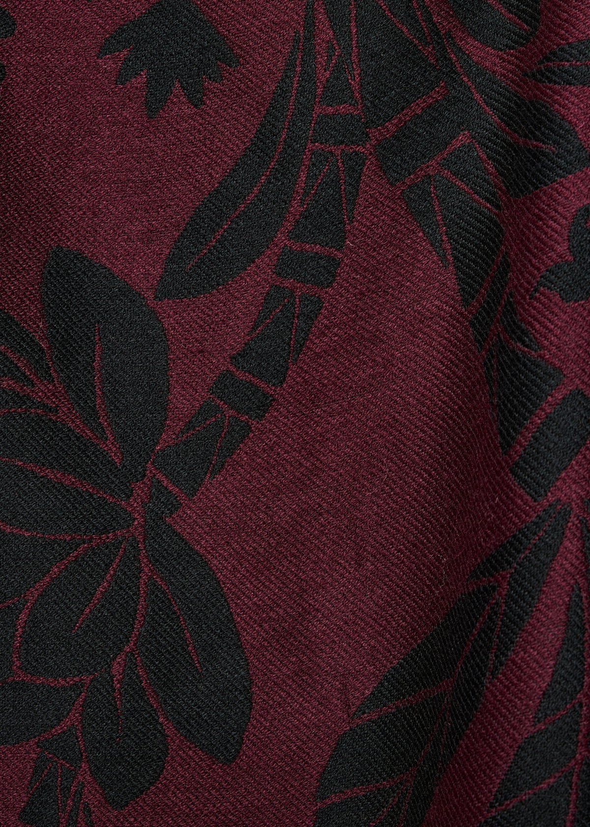 Black and aubergine scarf - Greska