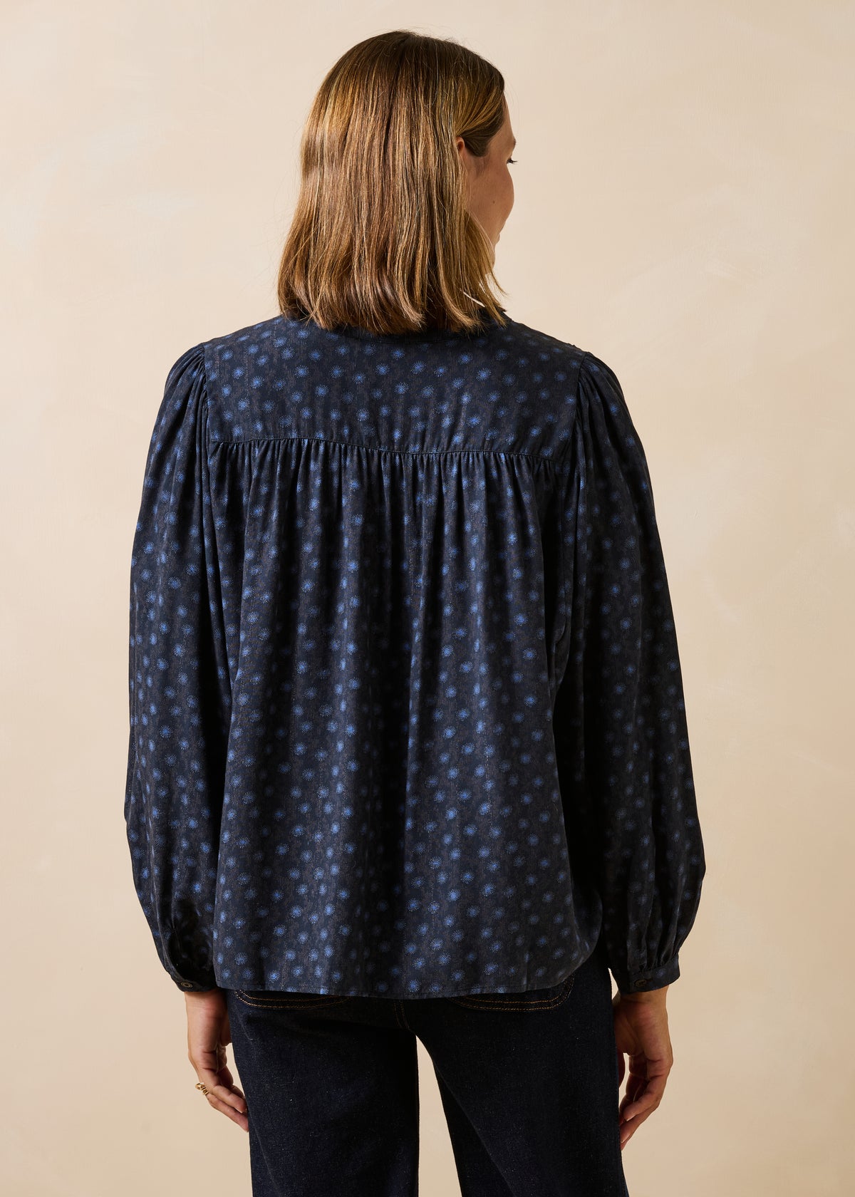 Blauwe blouse - Fowina