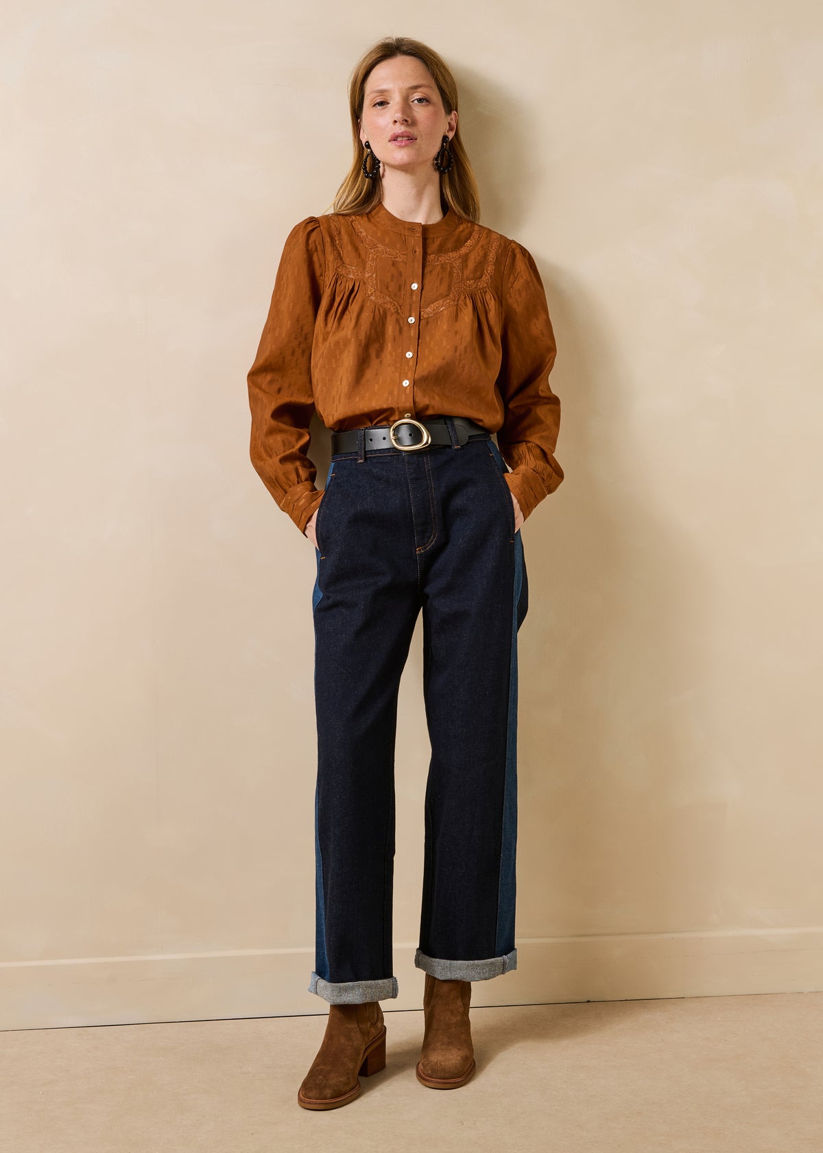 Chemise cognac - Gorane