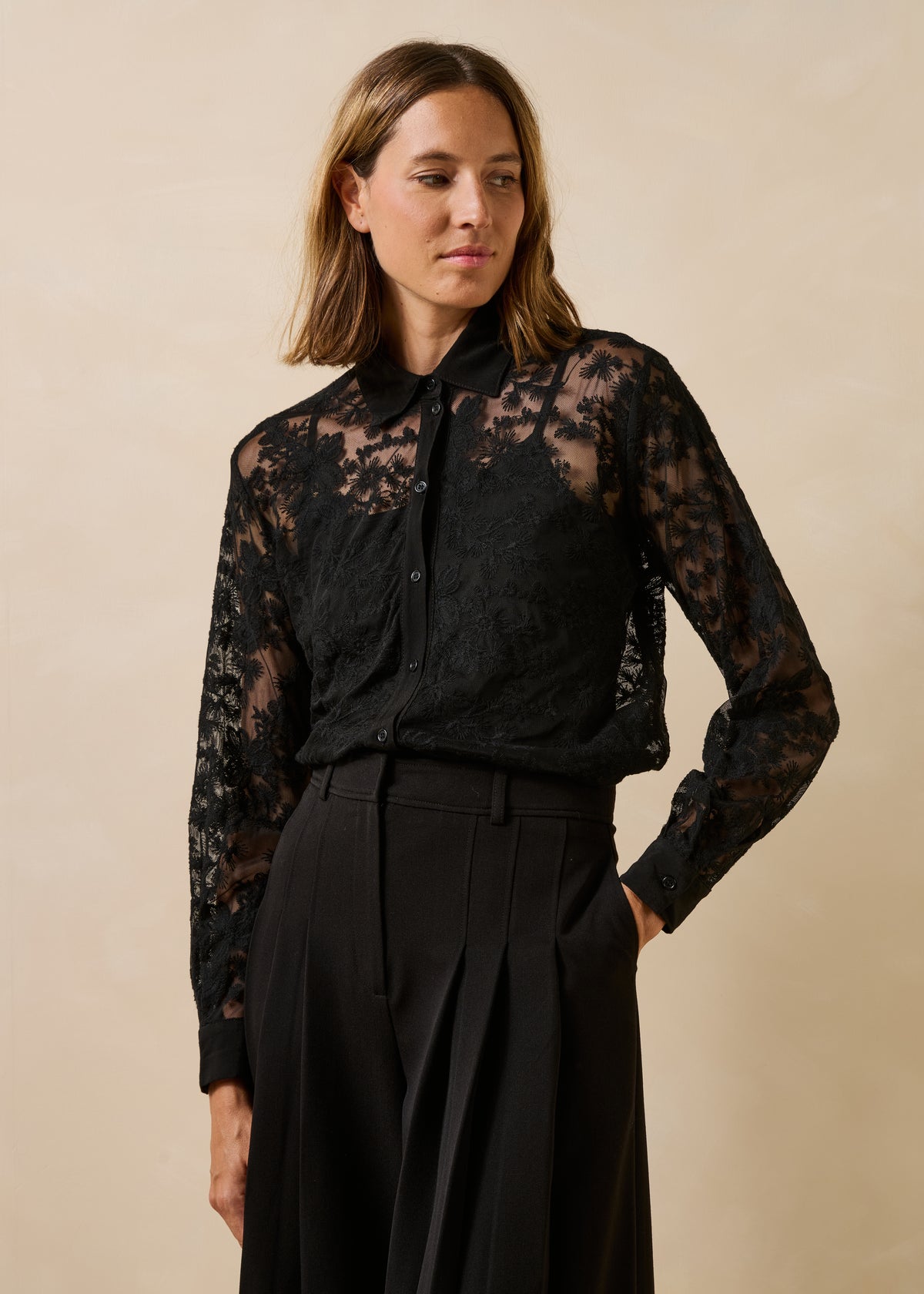 Chemise noire - Pepa