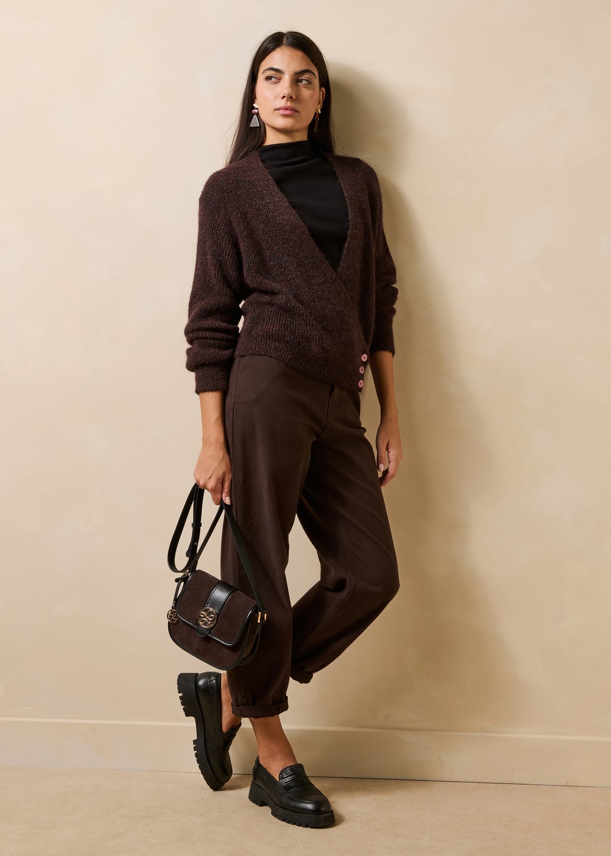 Gilet marron - Gorgeti