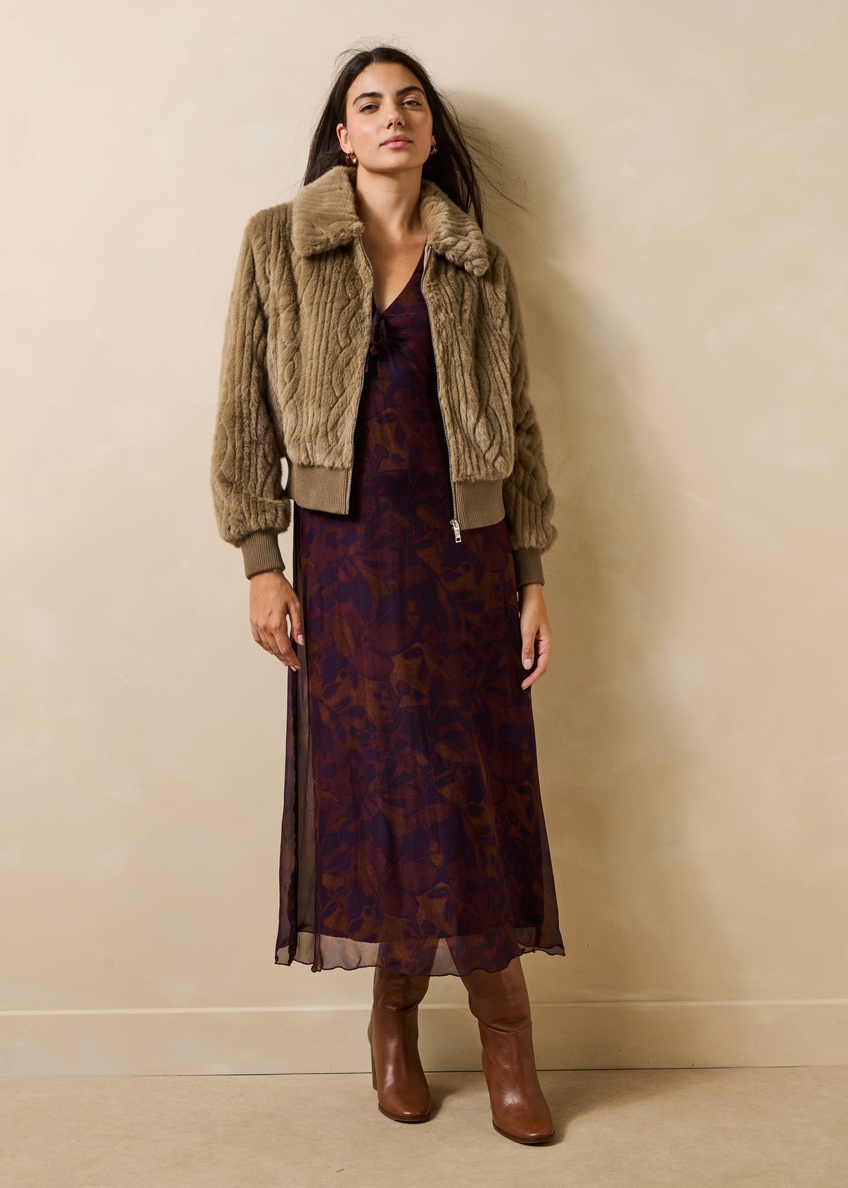 Manteau bruin - Gatta