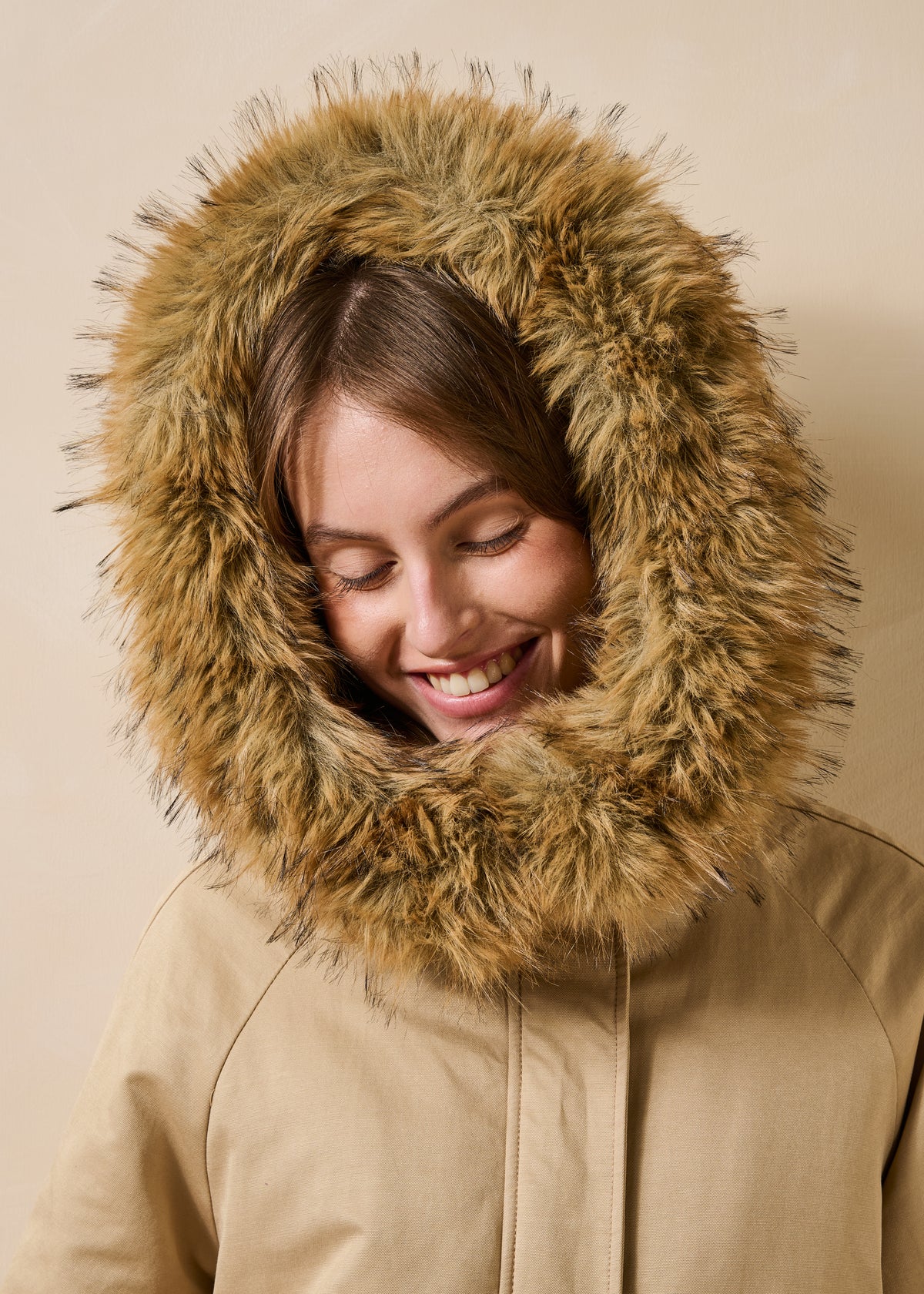 Beige parka - Gonxi