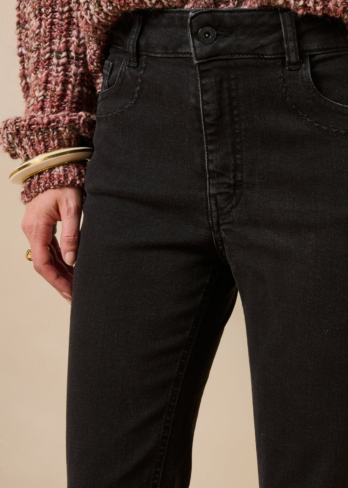 Schwarze Jeans - Geralda