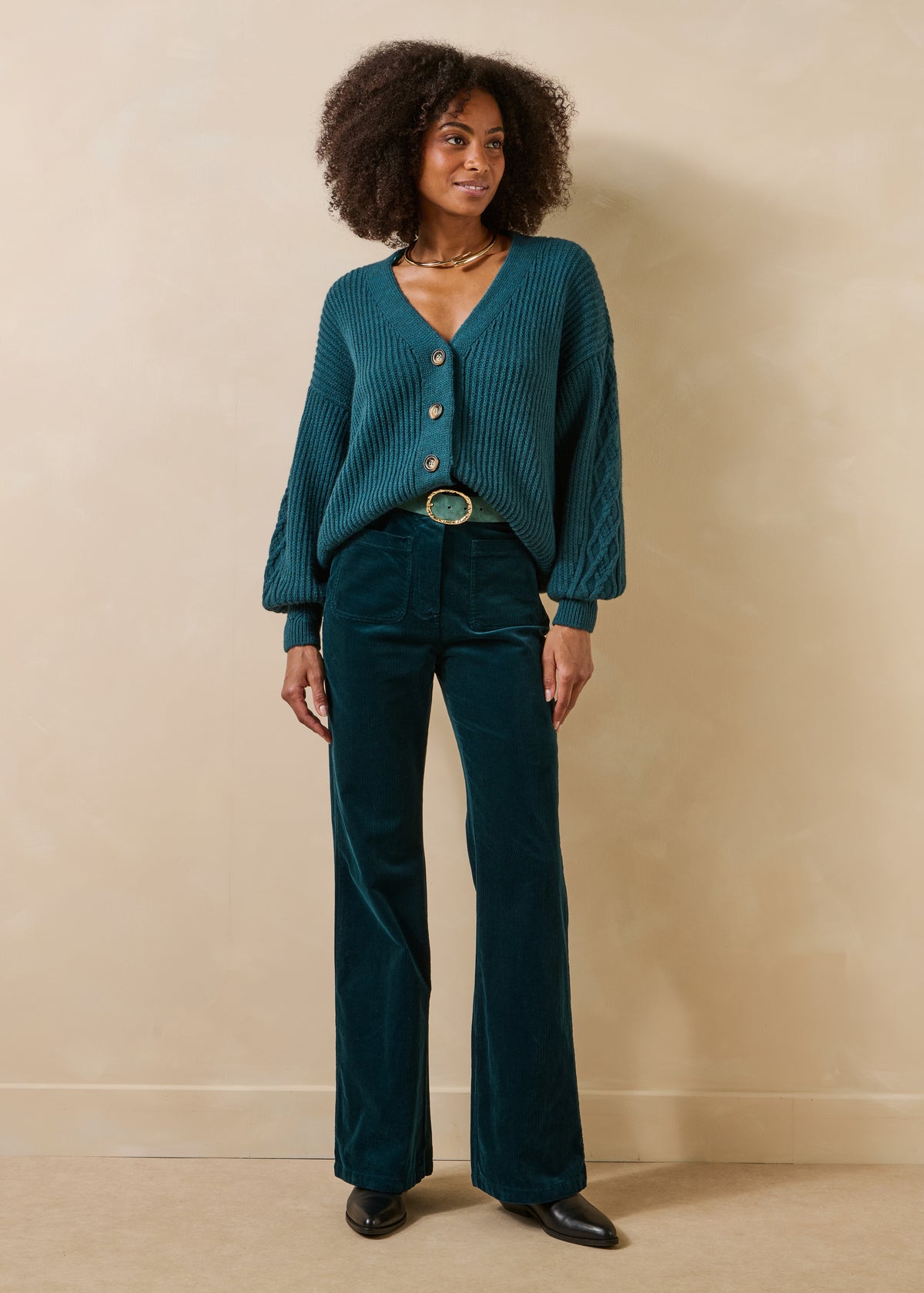 Pantalon bleu pétrole - Ekou