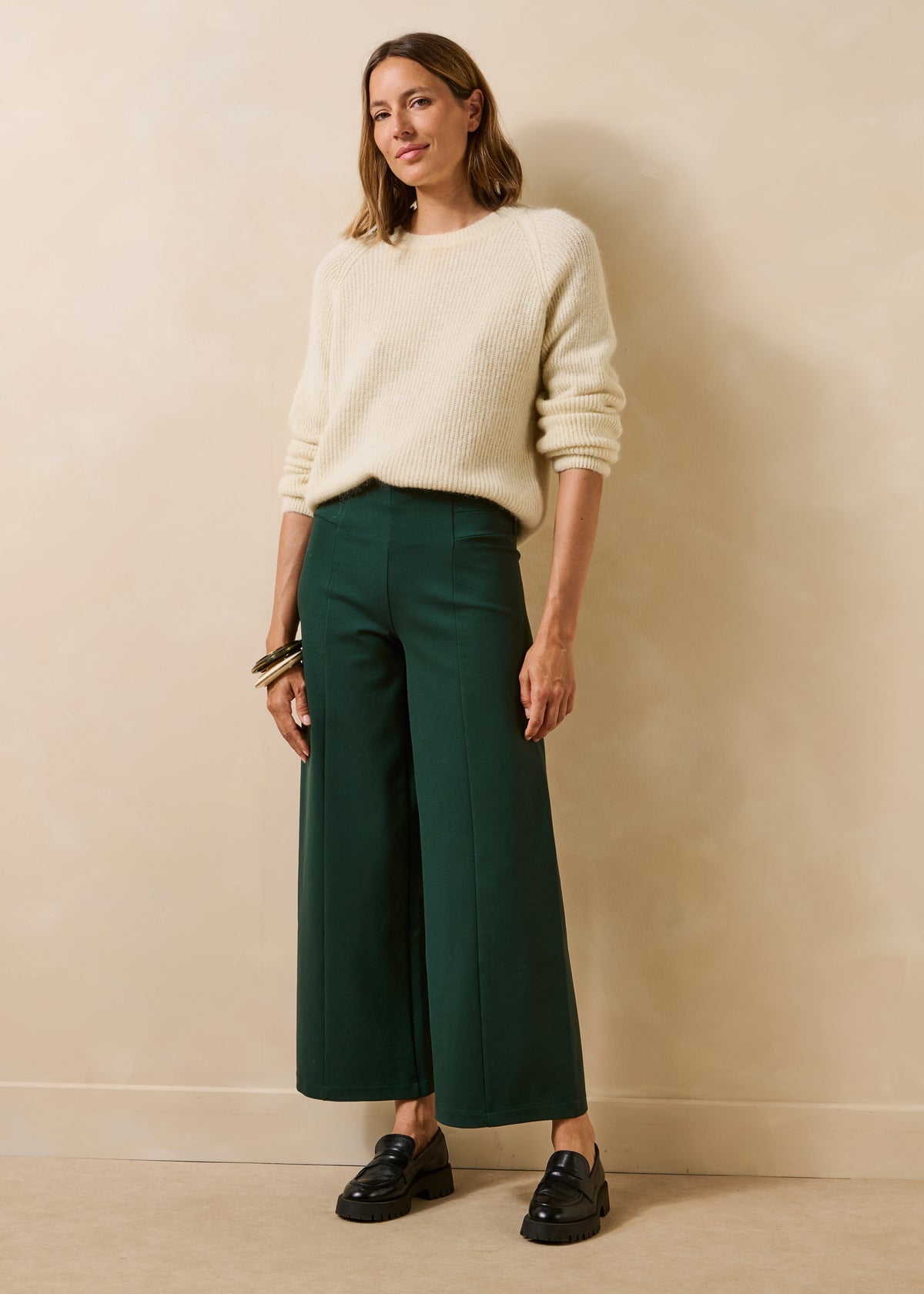 Pantalon vert bouteille - Emiora
