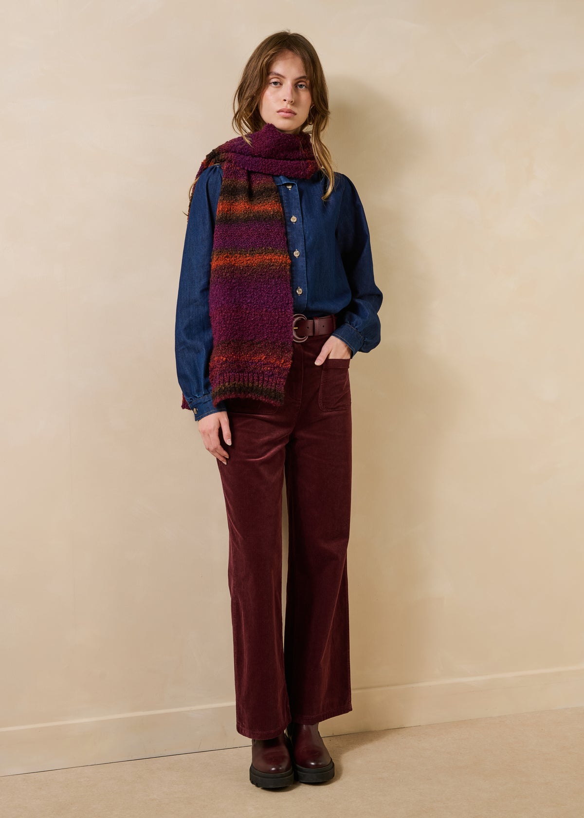 Pantalon bordeaux - Enor