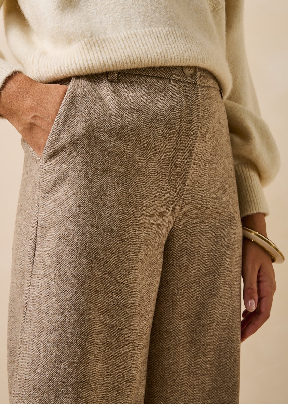 Beige bermuda - Gioza