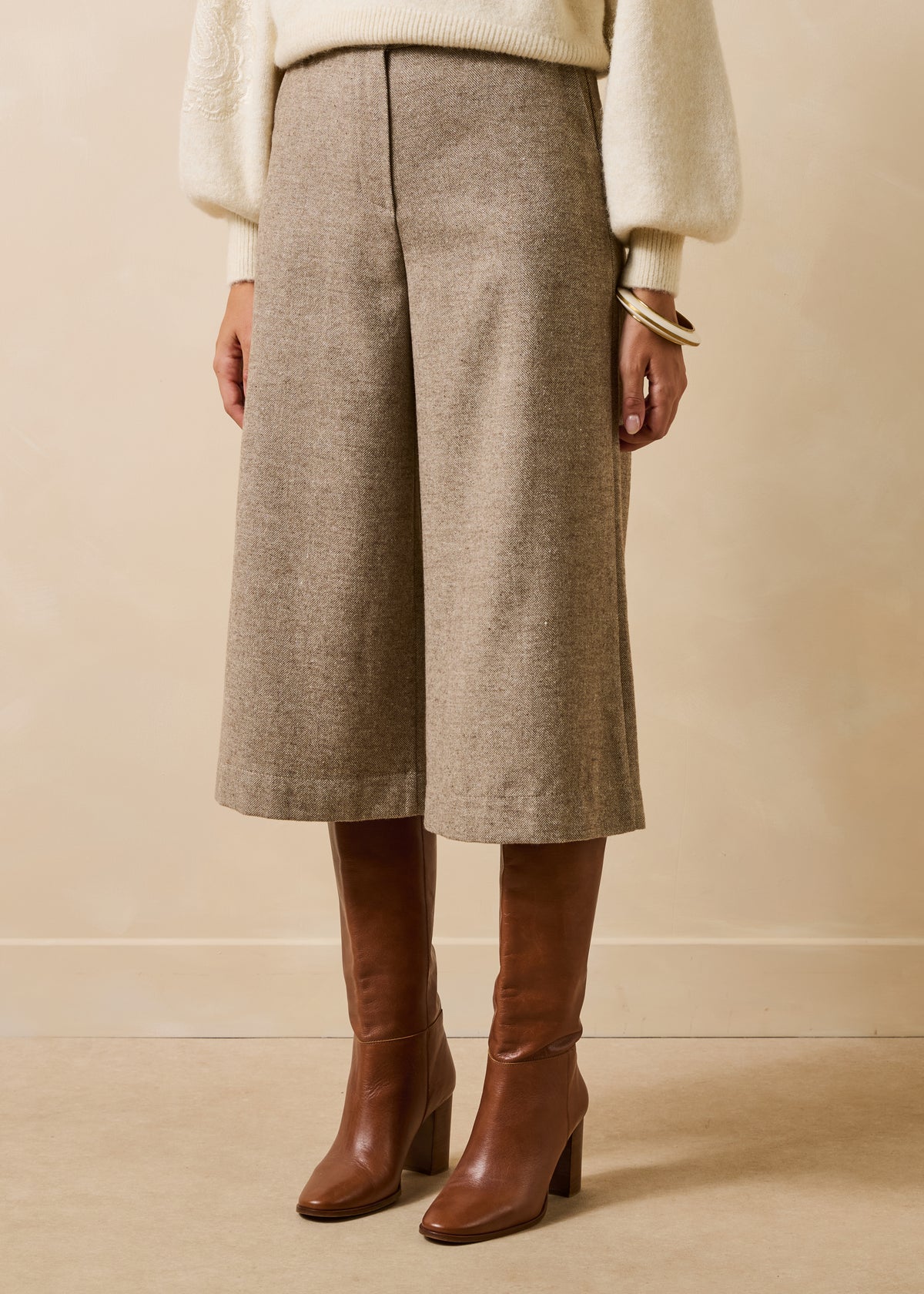 Beige bermuda - Gioza