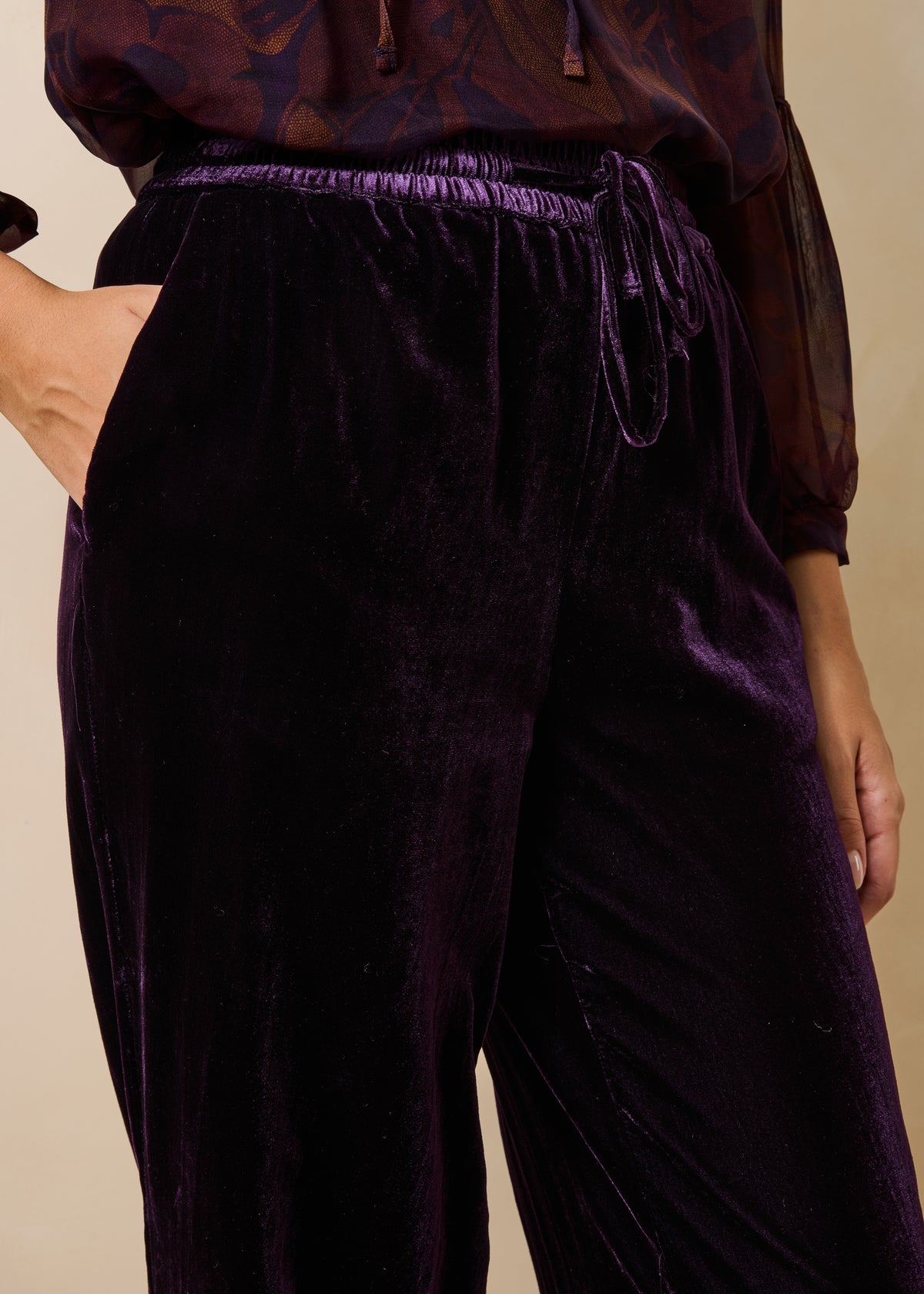 Pantalon violet - Pacoa