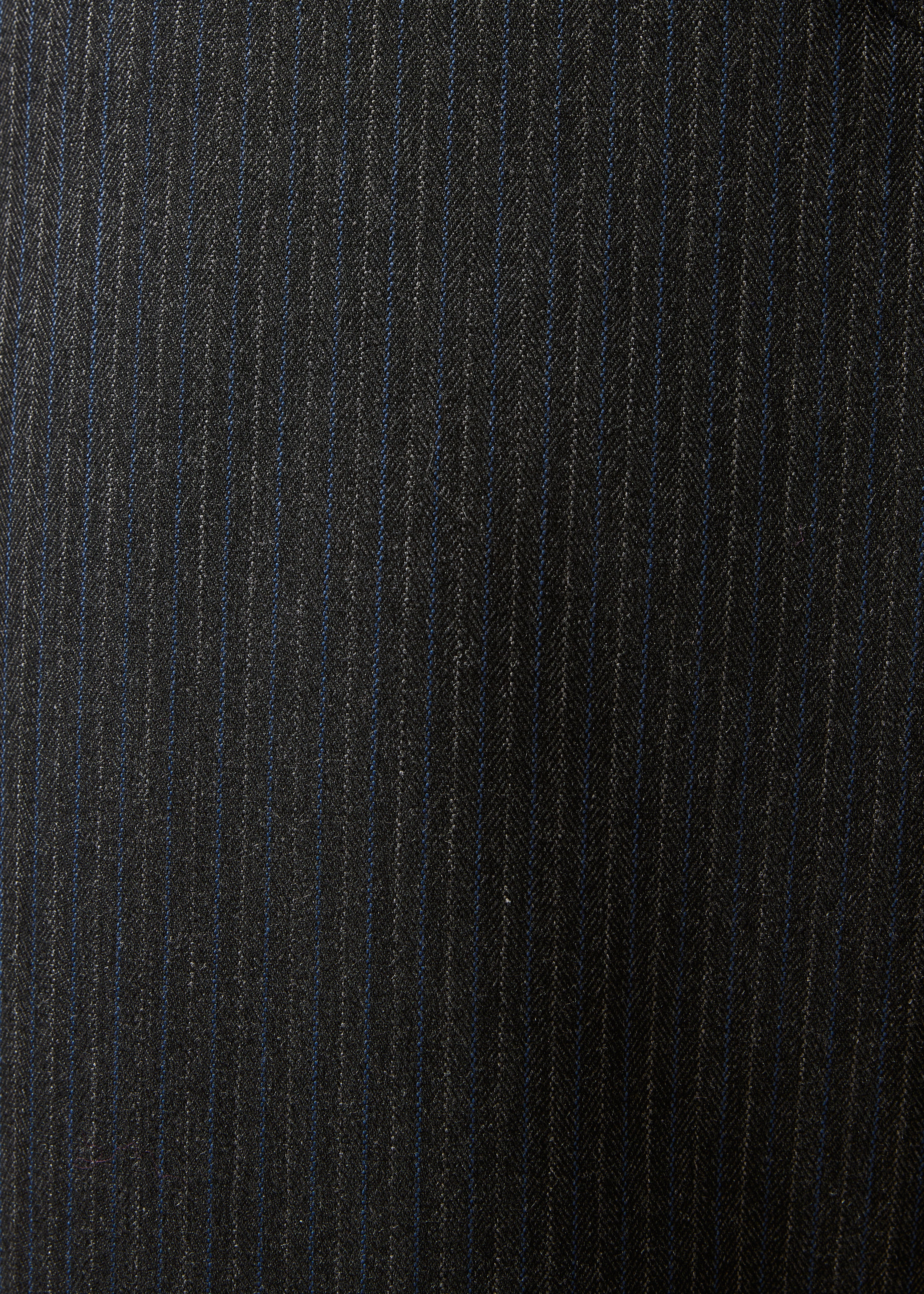 Pantalon droit gris anthracite rayé