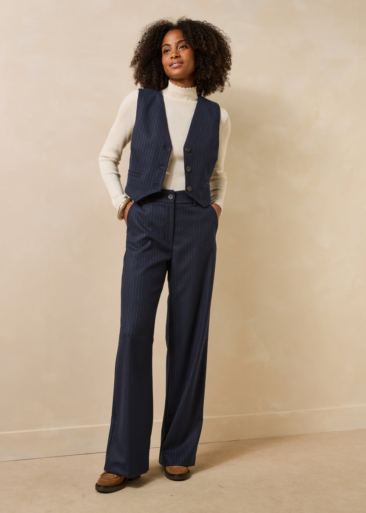 Donkerblauwe broek - Triple