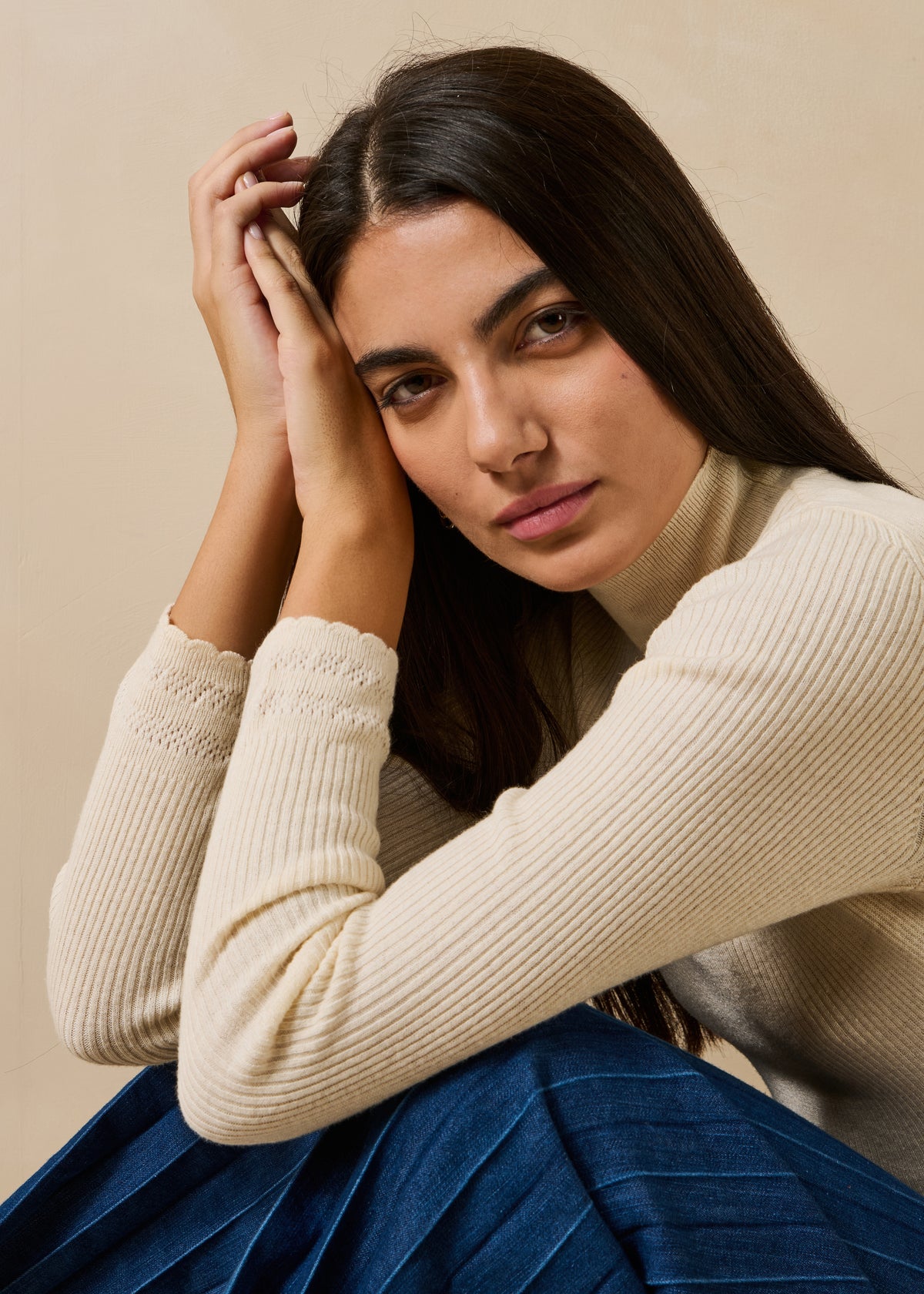 Ecrufarbener Pullover - Gaspard