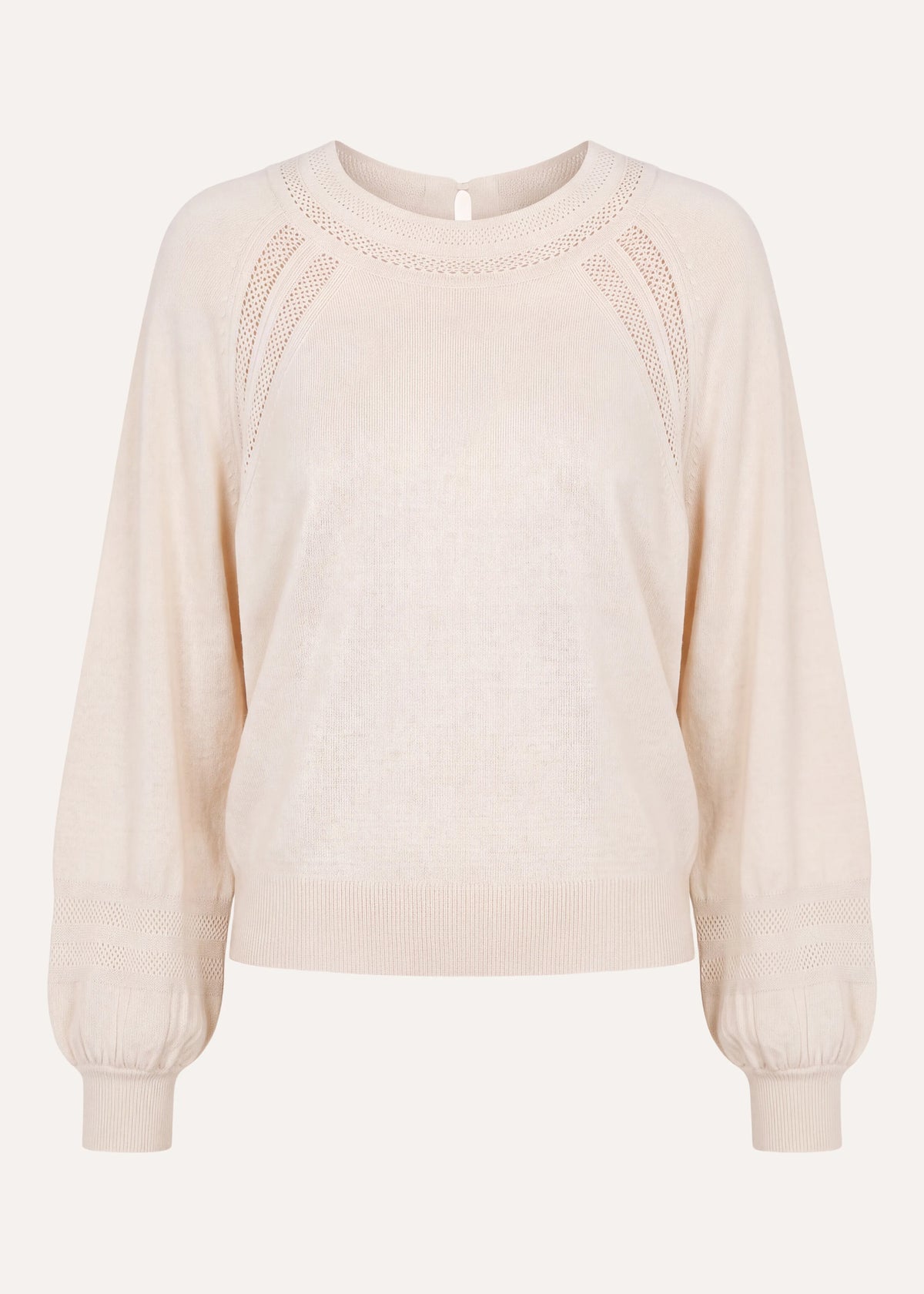 Ecrufarbener Pullover - Gaston