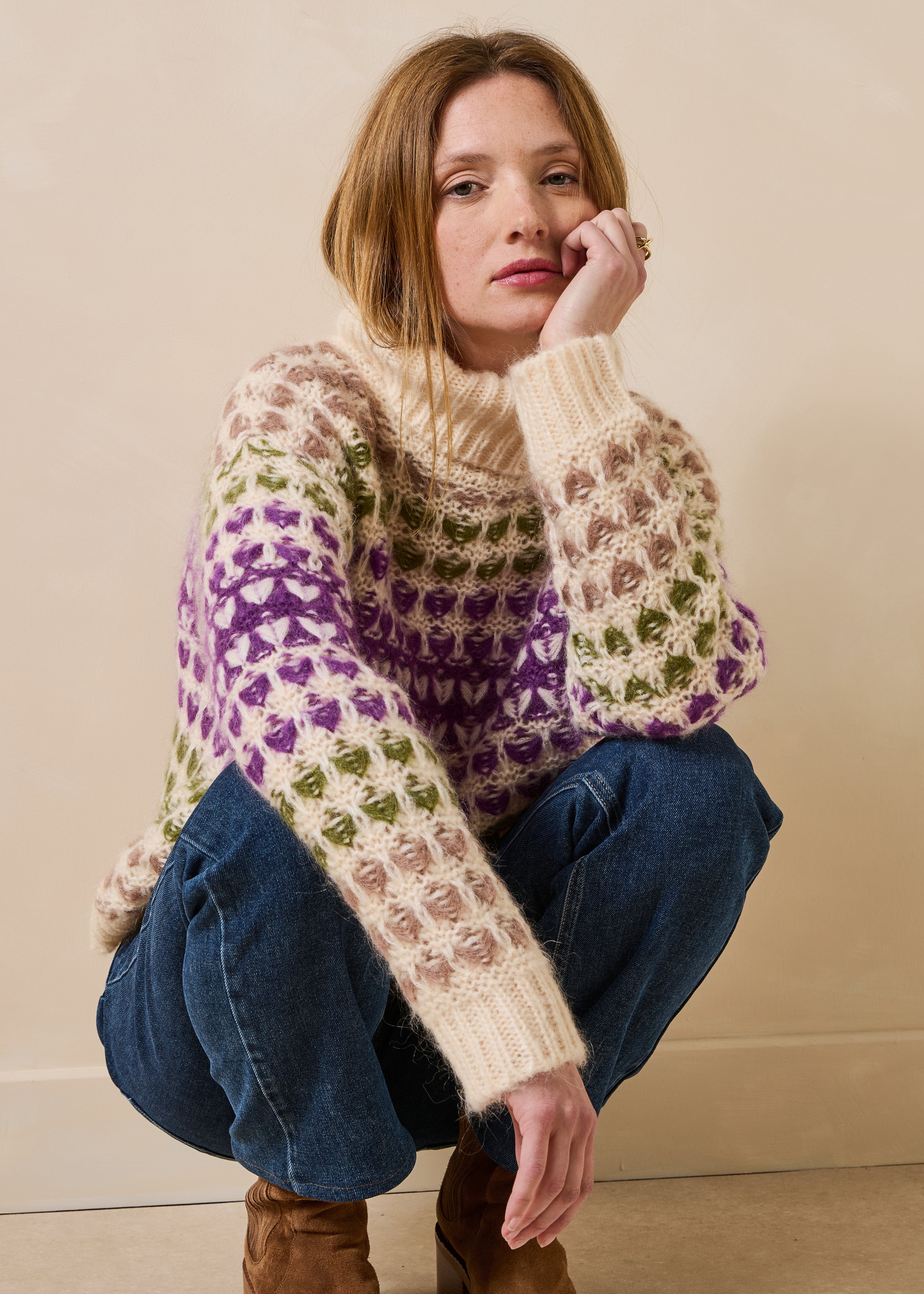 Pull multicolore