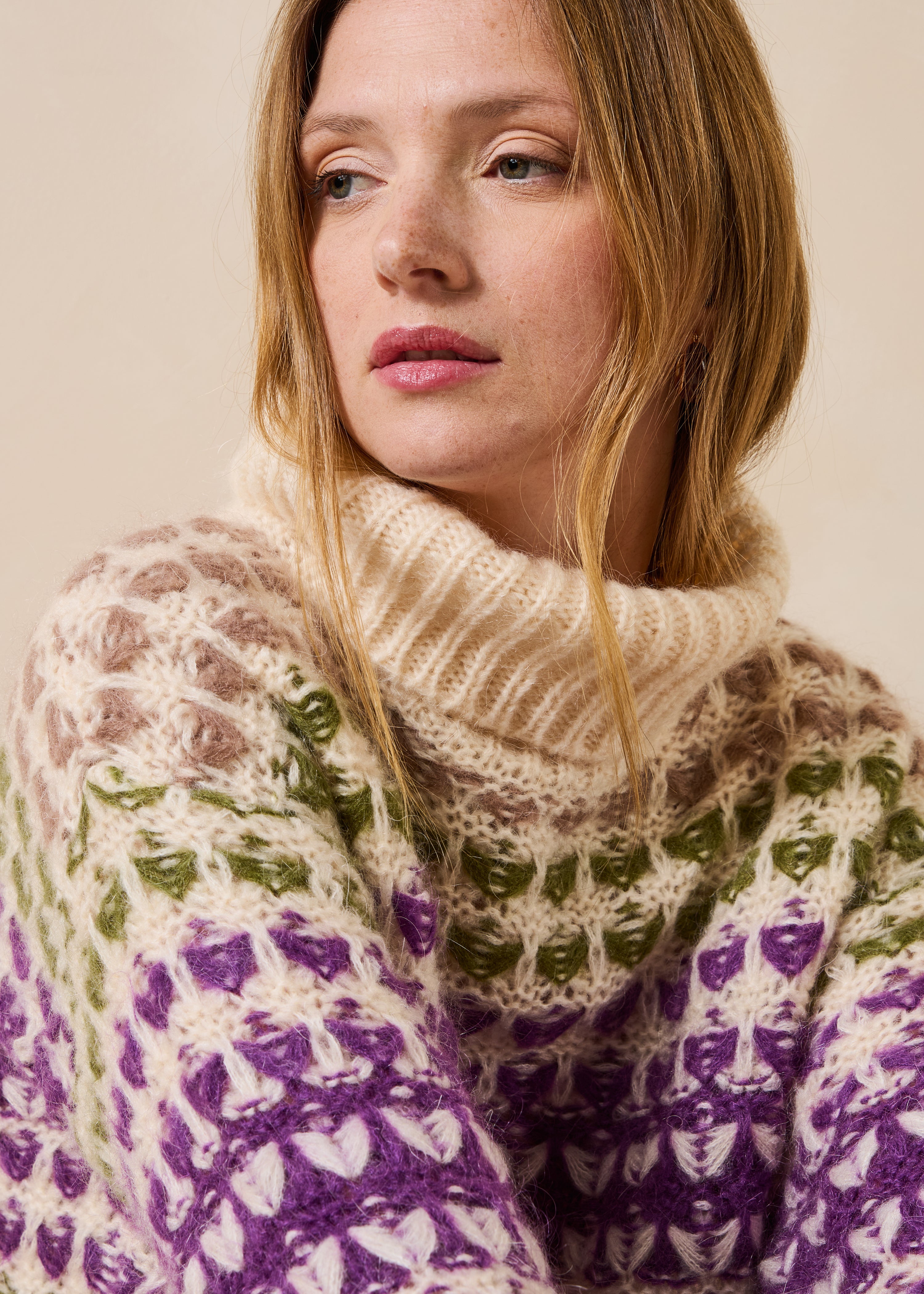 Maglione multicolore