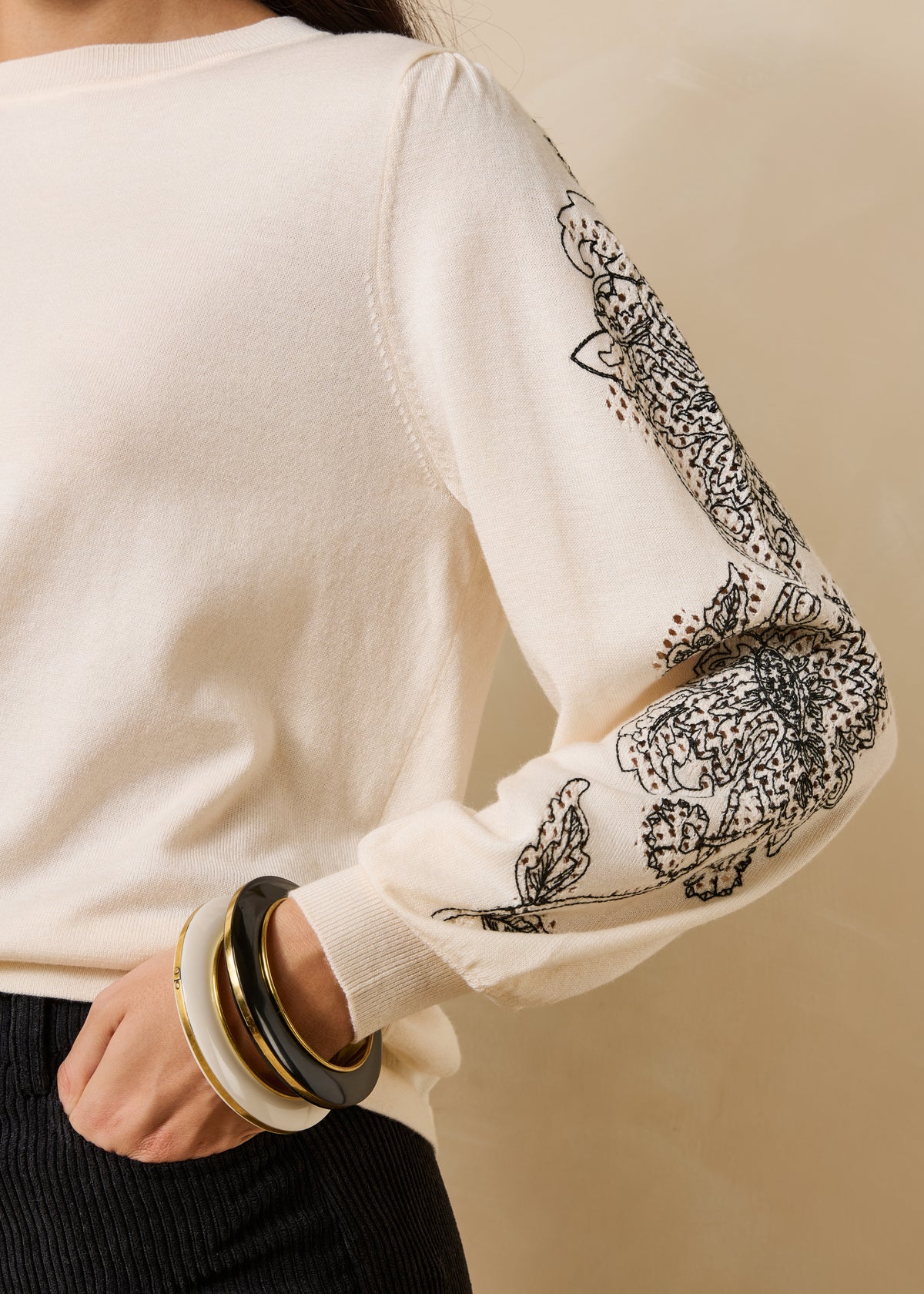 Pull écru - Giacomo