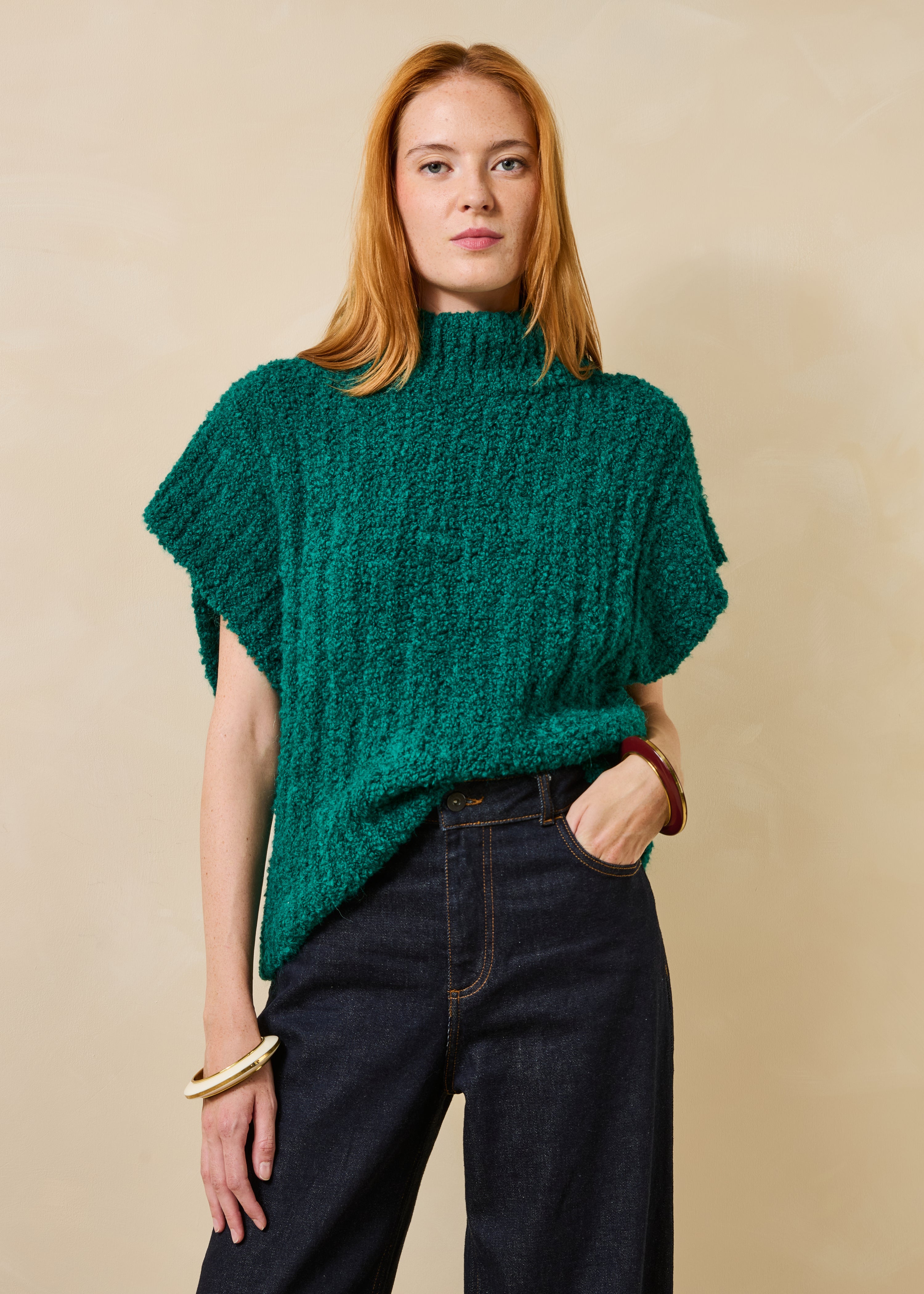Emerald green sweater