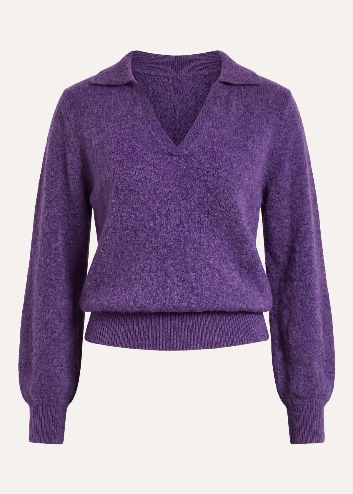 Violetter Pullover - Guibli