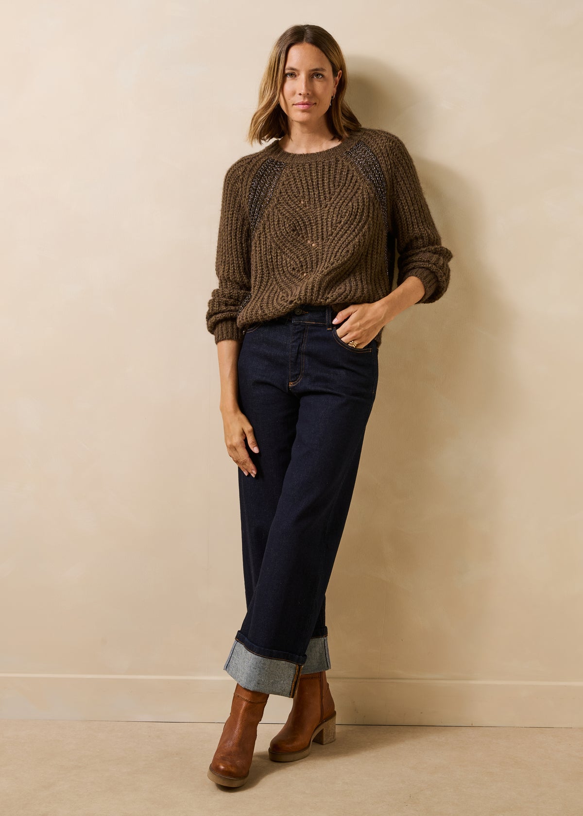 Pull kaki - Guilio