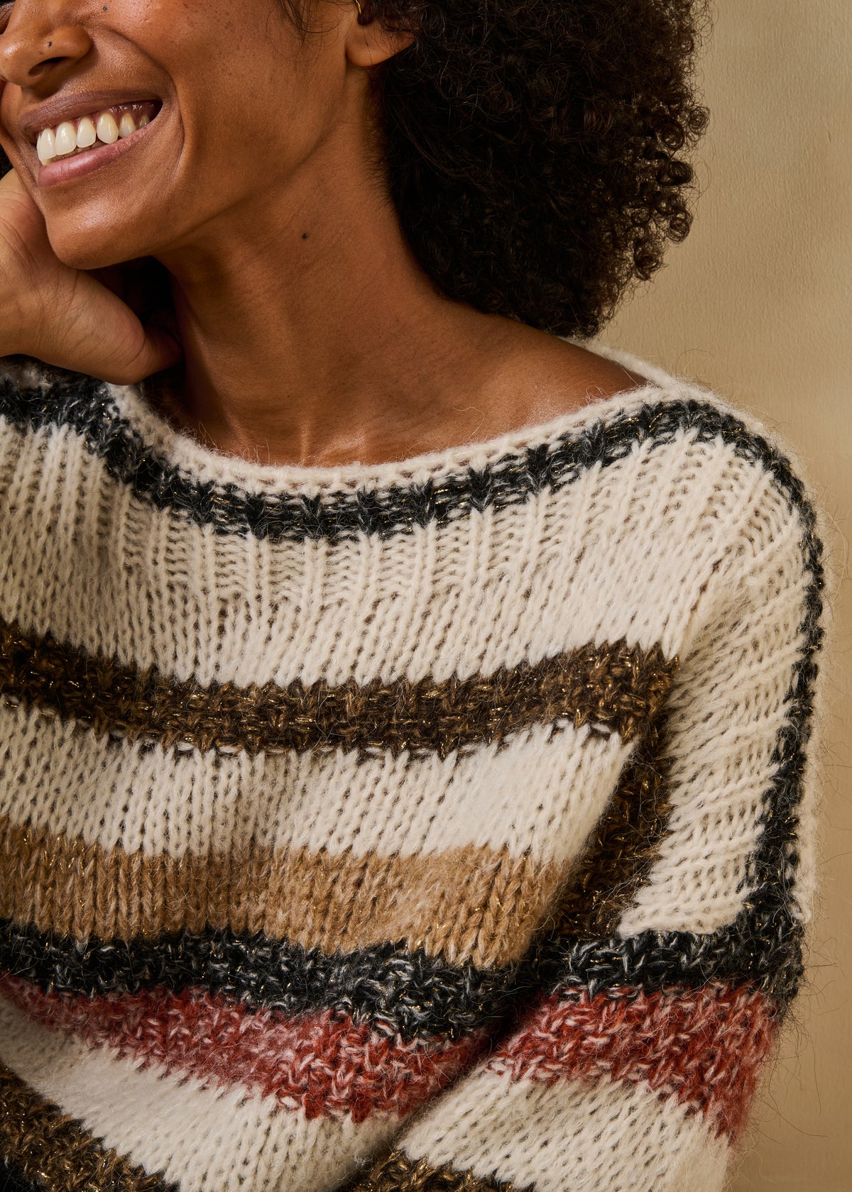 Pull écru et beige - Gurnik