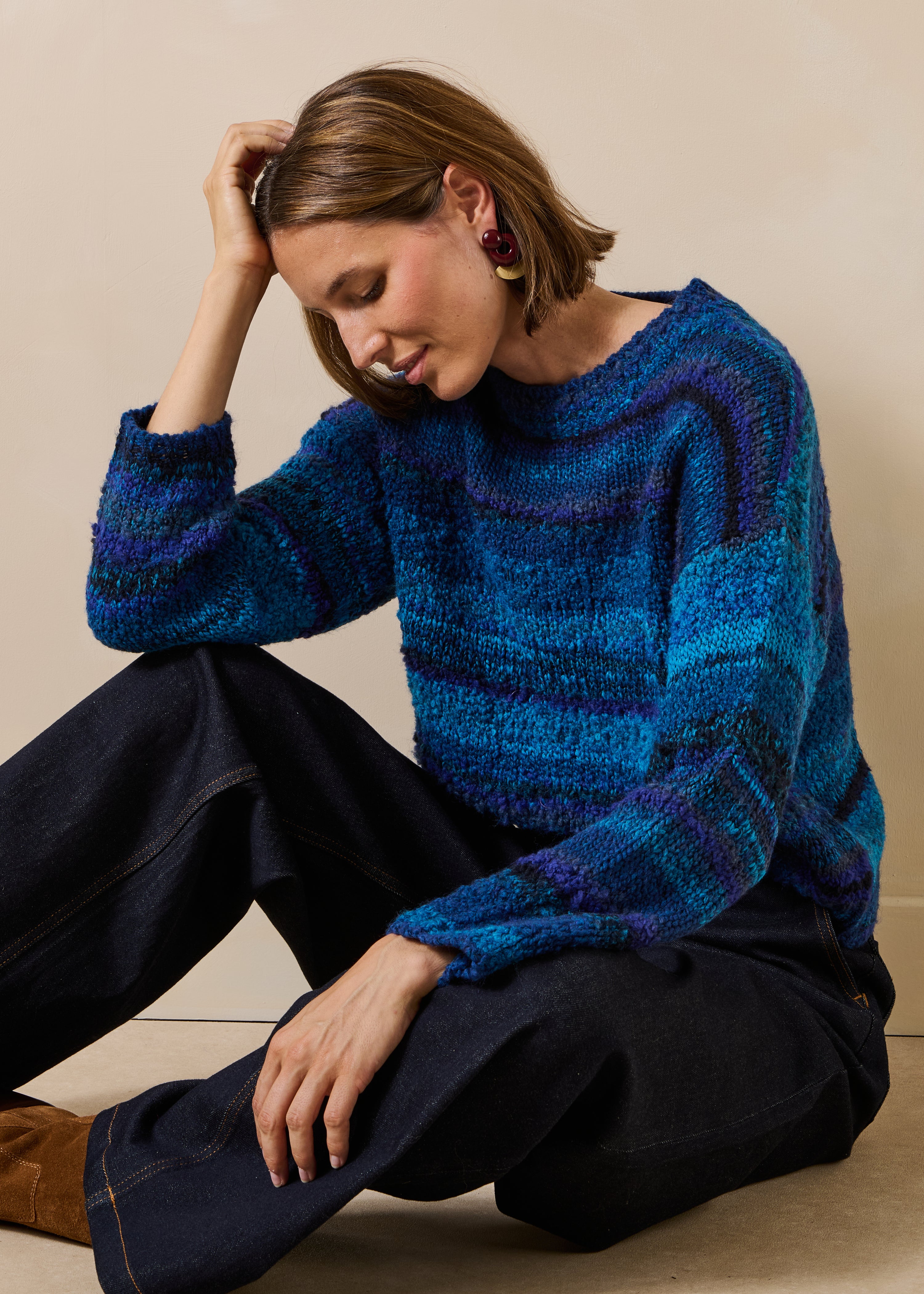 Pull bleu