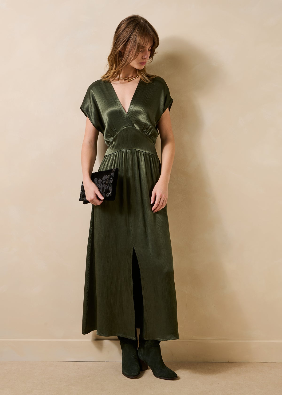 Khaki dress - Facre