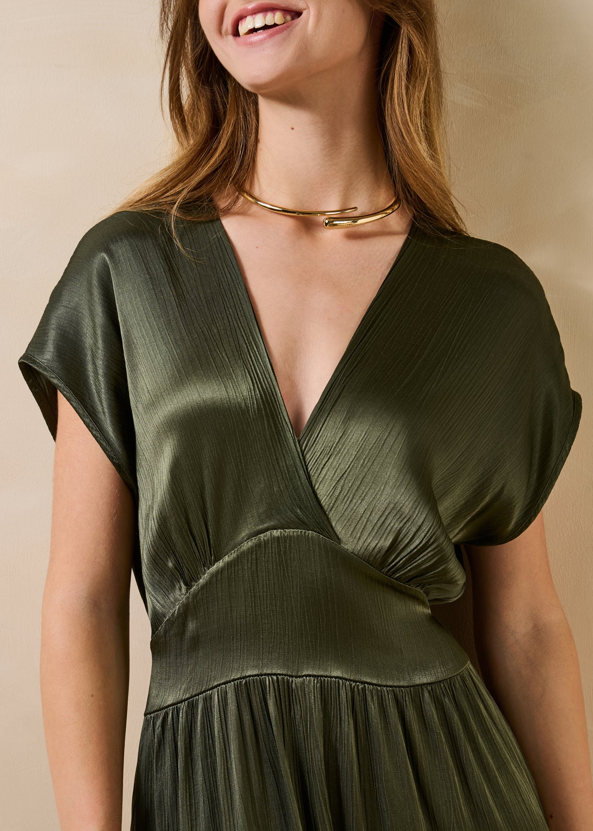 Khaki dress - Facre